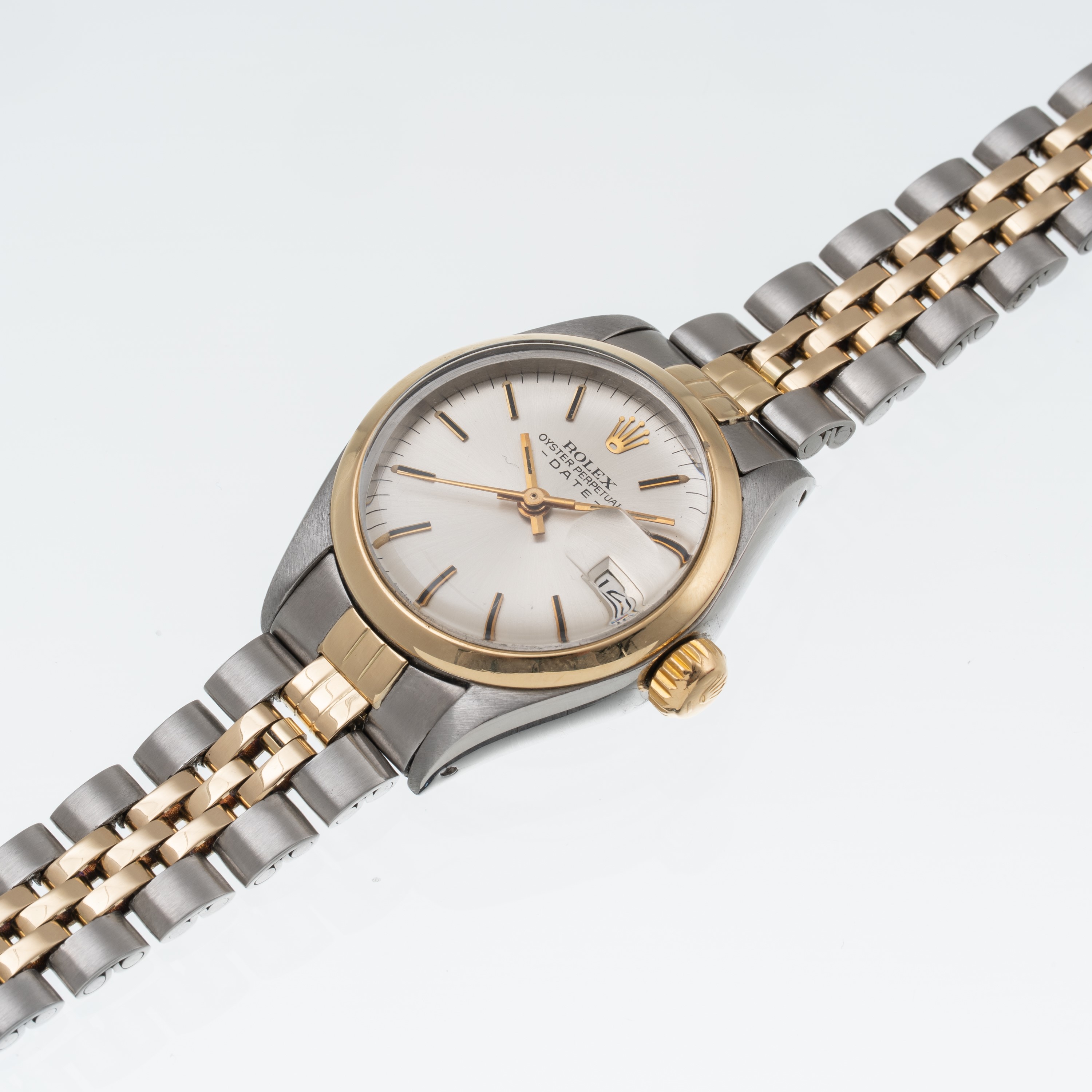 Rolex - Oyster Perpetual Lady (ref. 6916), orologio solo tempo in acciaio e oro giallo 18 kt