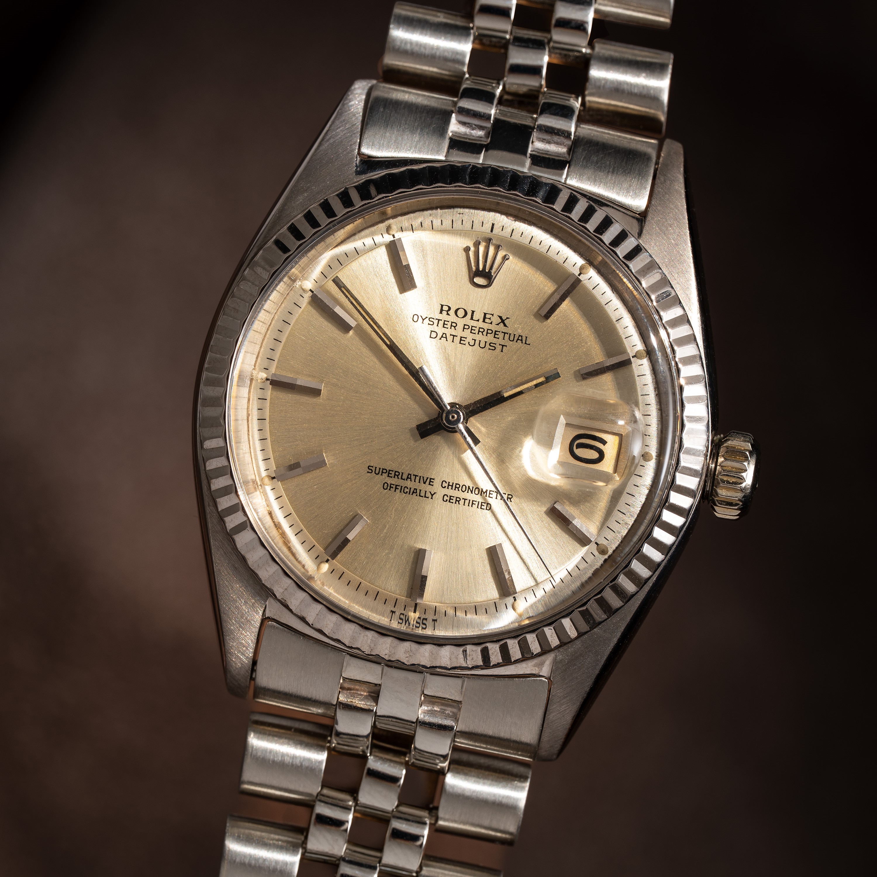 Rolex, Rolex - Datejust 1601 — orologio solo tempo automatico in oro bianco 18 kt (1965)