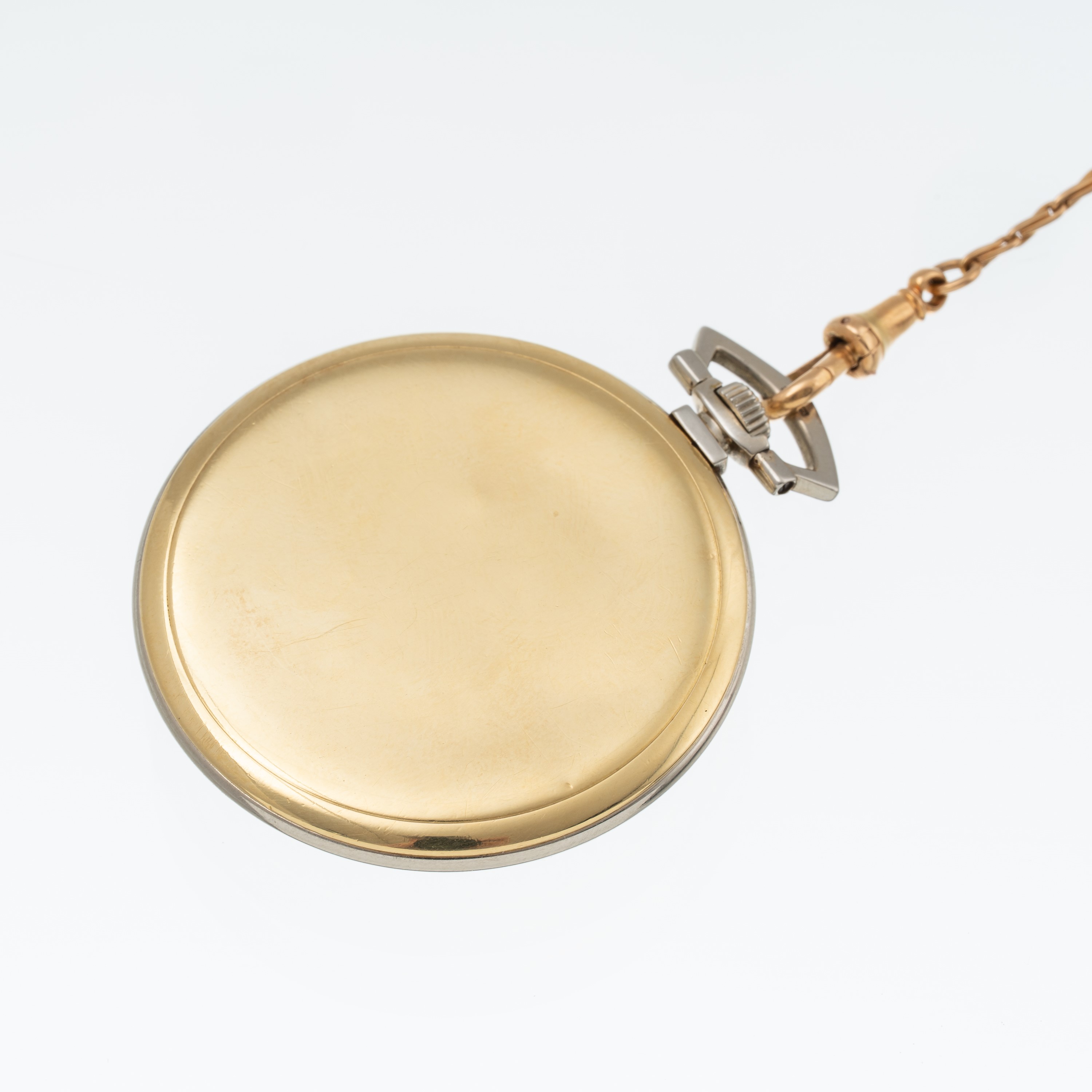 Vacheron Constantin - Orologio da tasca in oro giallo e bianco 18 kt con quadrante argenté e indi...