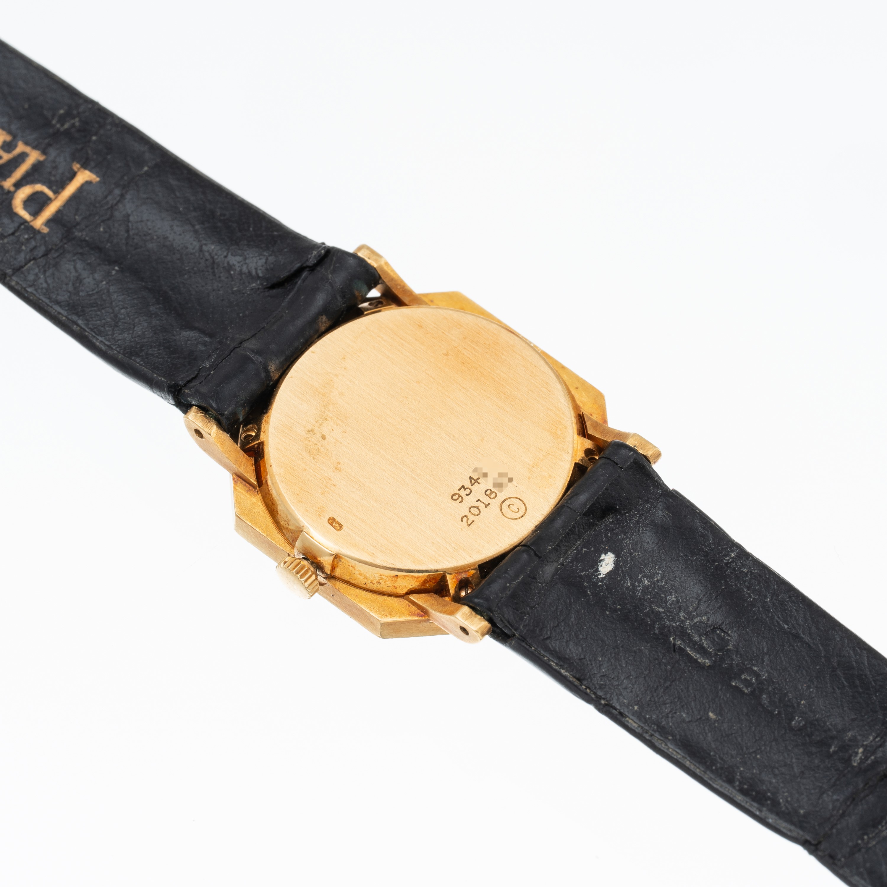Piaget - Orologio solo tempo a carica manuale in oro giallo 18 kt con quadrante e ghiera in lapis...
