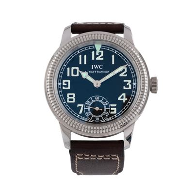 Vintage Fliegeruhr Pilot (2011) — orologio solo tempo a carica manuale acciaio, quadrante nero