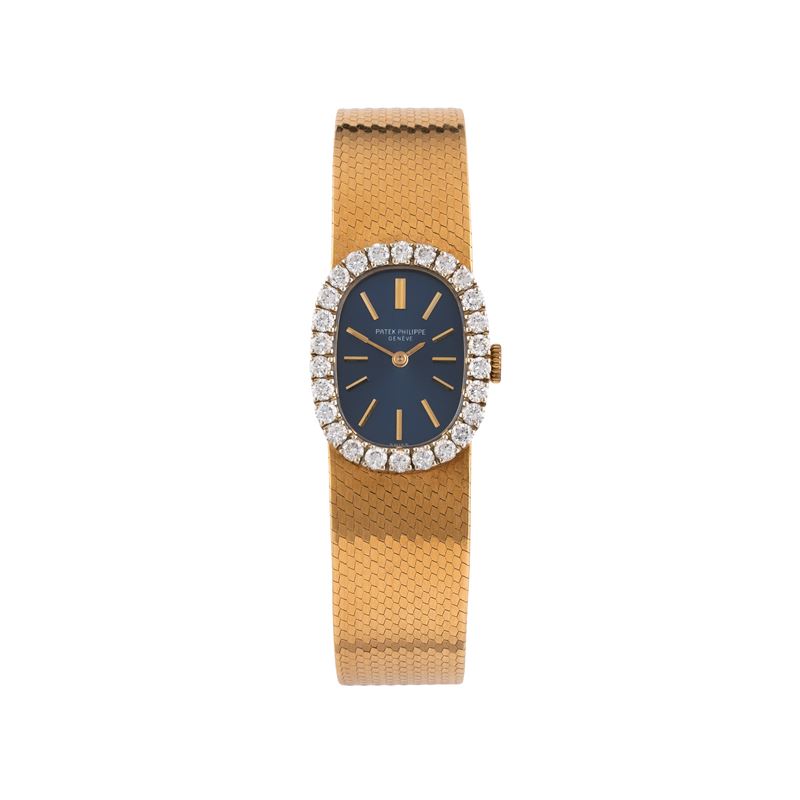 Patek Philippe - Ellipse — orologio solo tempo a carica manuale in oro giallo 18 kt con quadrante...