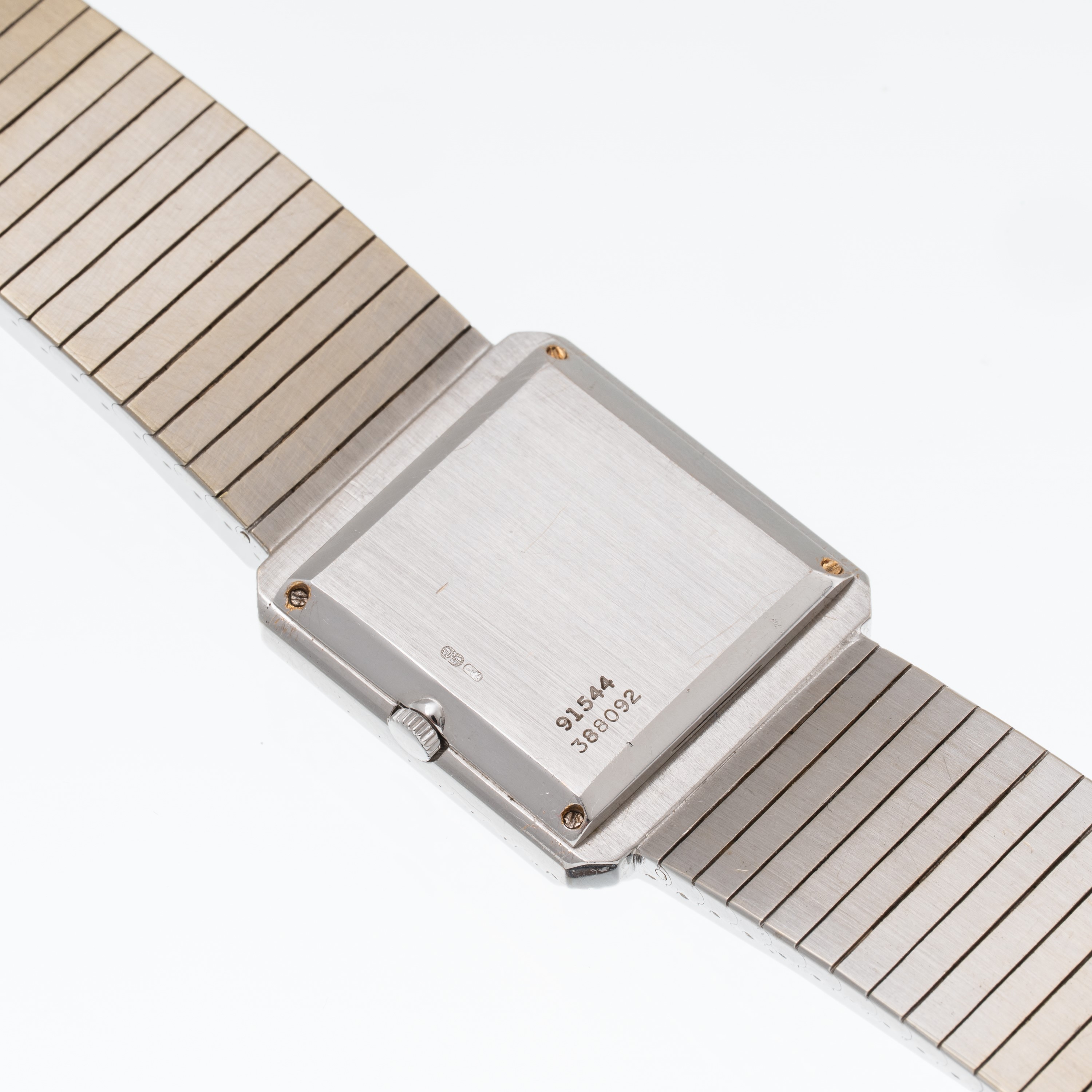 Piaget - Protocole 91544, orologio solo tempo a carica manuale in oro bianco 18 kt con diamanti e...