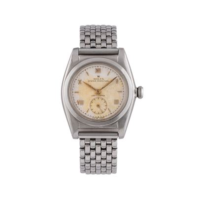Bubbleback 2764, orologio solo tempo automatico in acciaio con piccoli secondi