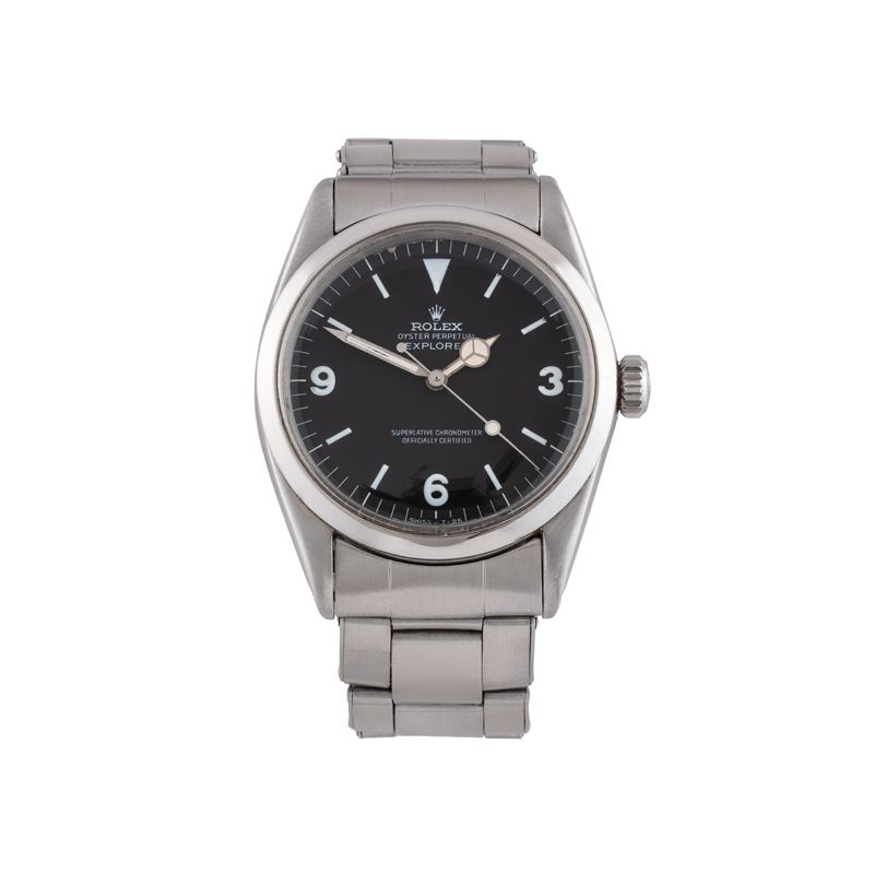 Rolex - Explorer 1016, orologio solo tempo automatico in acciaio con quadrante nero (1968)