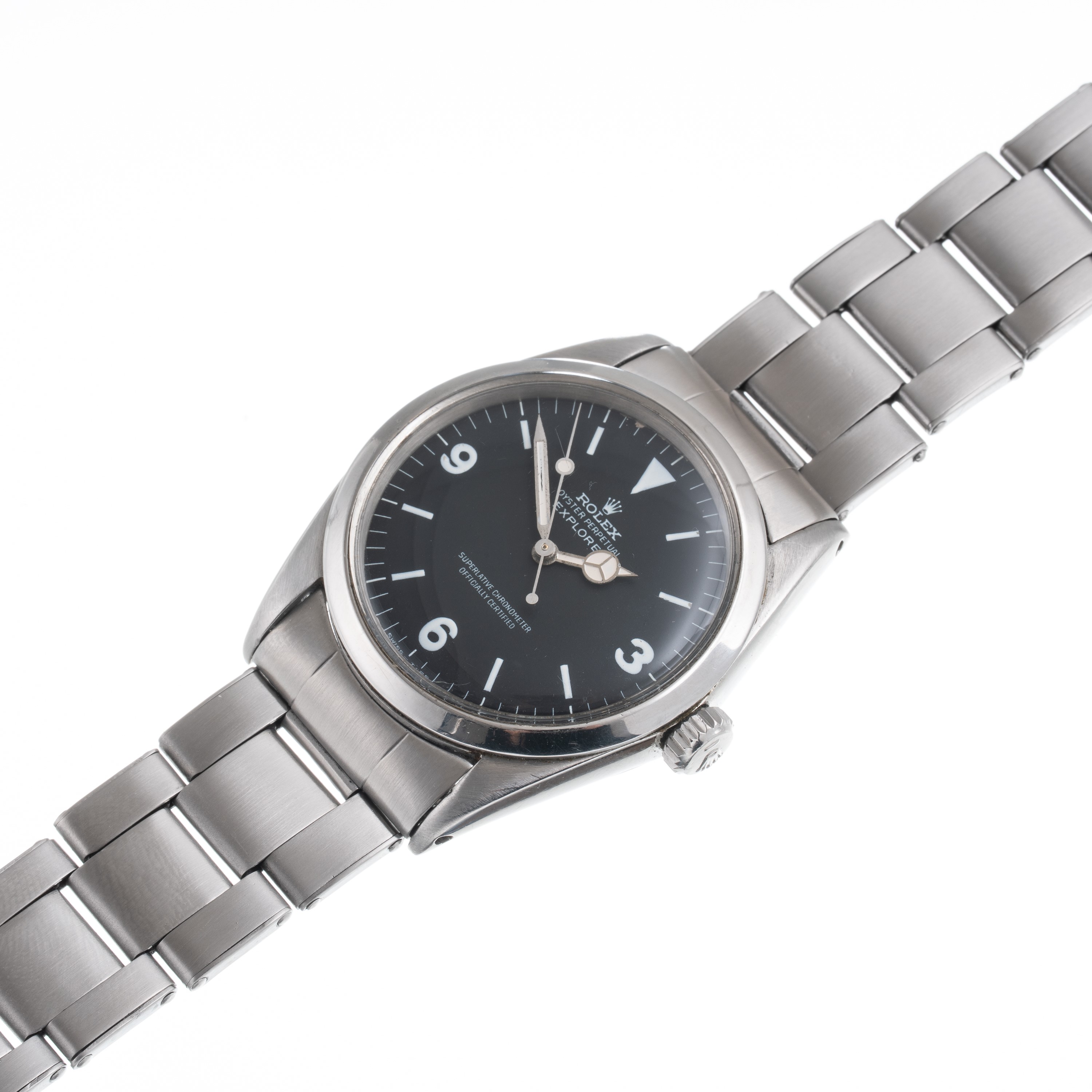 Rolex - Explorer 1016, orologio solo tempo automatico in acciaio con quadrante nero (1968)