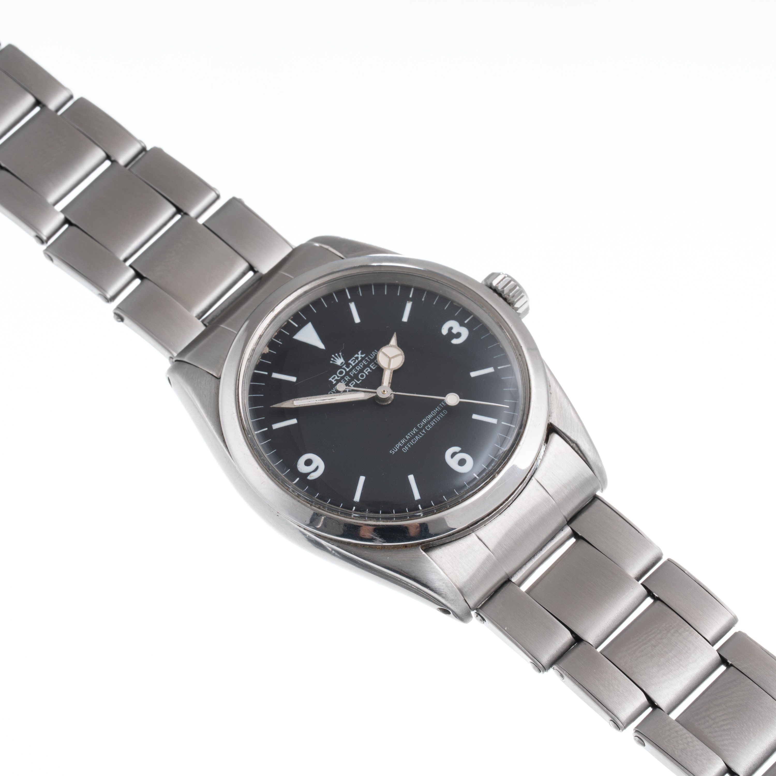 Rolex - Explorer 1016, orologio solo tempo automatico in acciaio con quadrante nero (1968)
