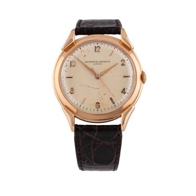 Oversize, orologio solo tempo a carica manuale in oro rosa 18 kt