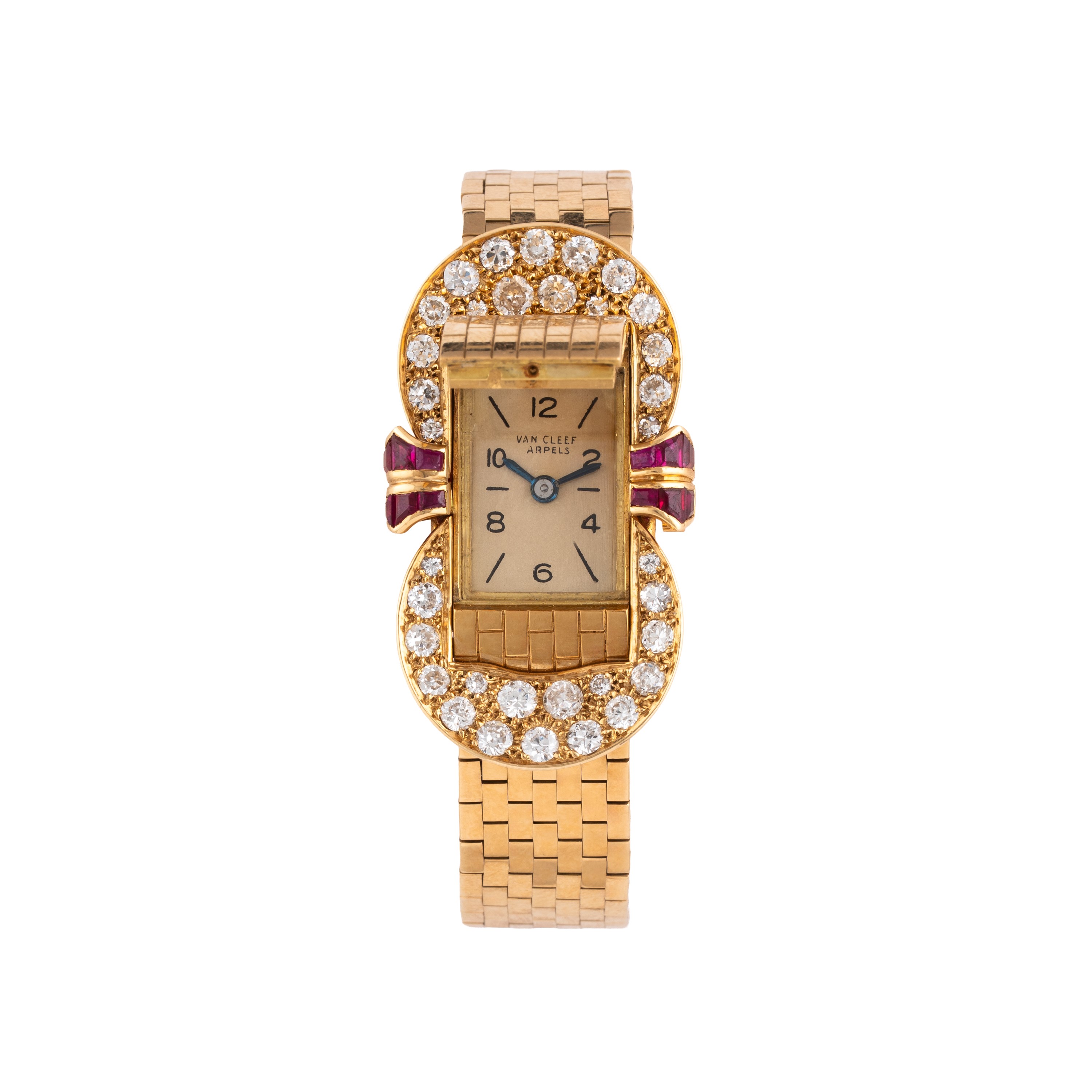 Van Cleef & Arpels - Orologio Solo Tempo in oro giallo 18 kt a carica manuale con ghiera cabriole...