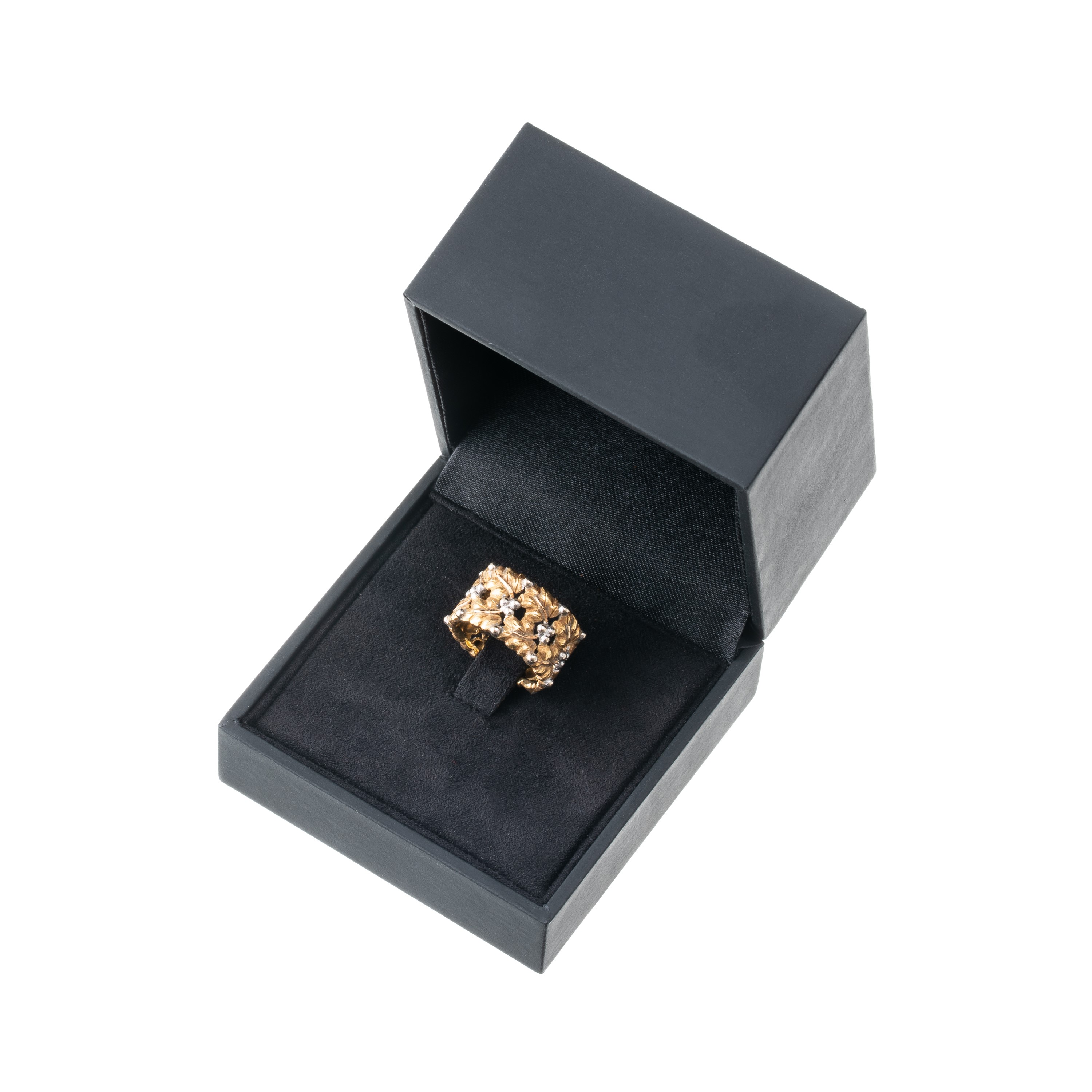 Buccellati - Anello in oro bianco e giallo 18 kt