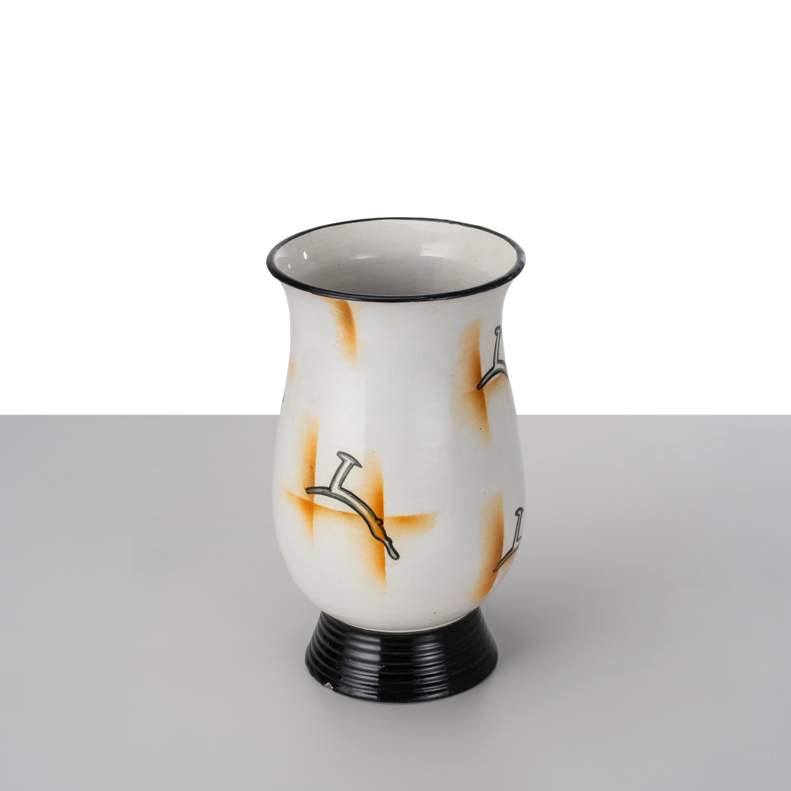 C.I.M.a. - C.I.M.A, Vaso Deruta in ceramica (anni 1920/1930)