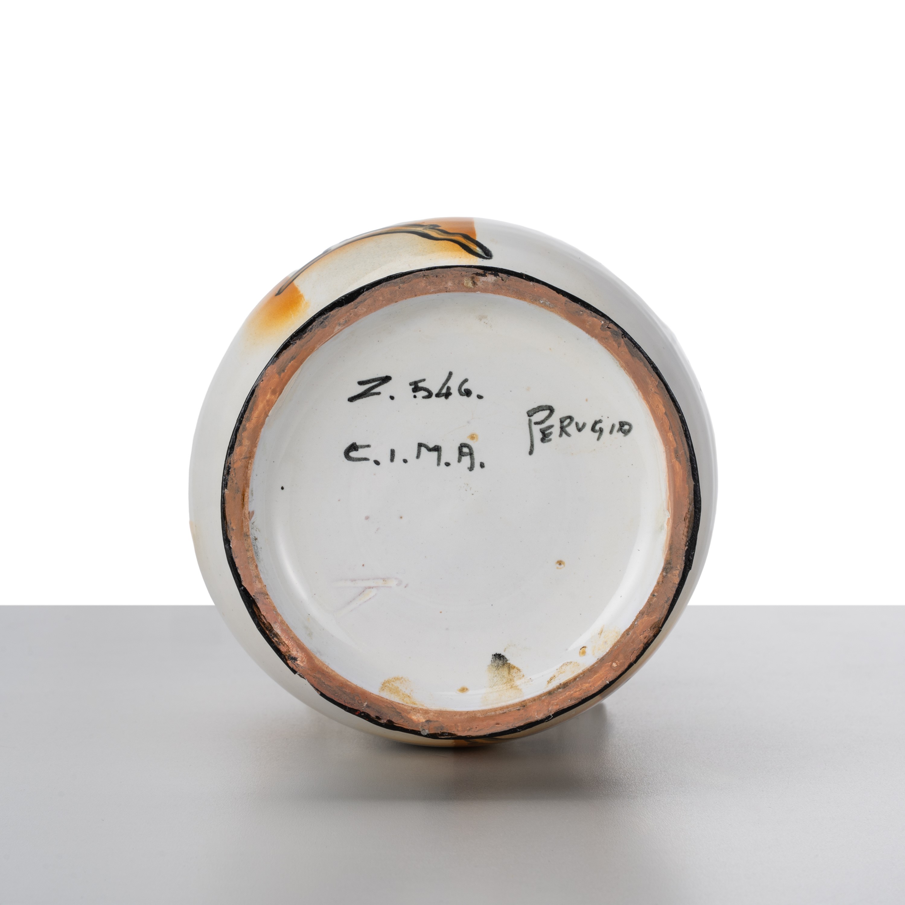 C.I.M.a. - C.I.M.A, Vaso Deruta in ceramica (anni 1920/1930)