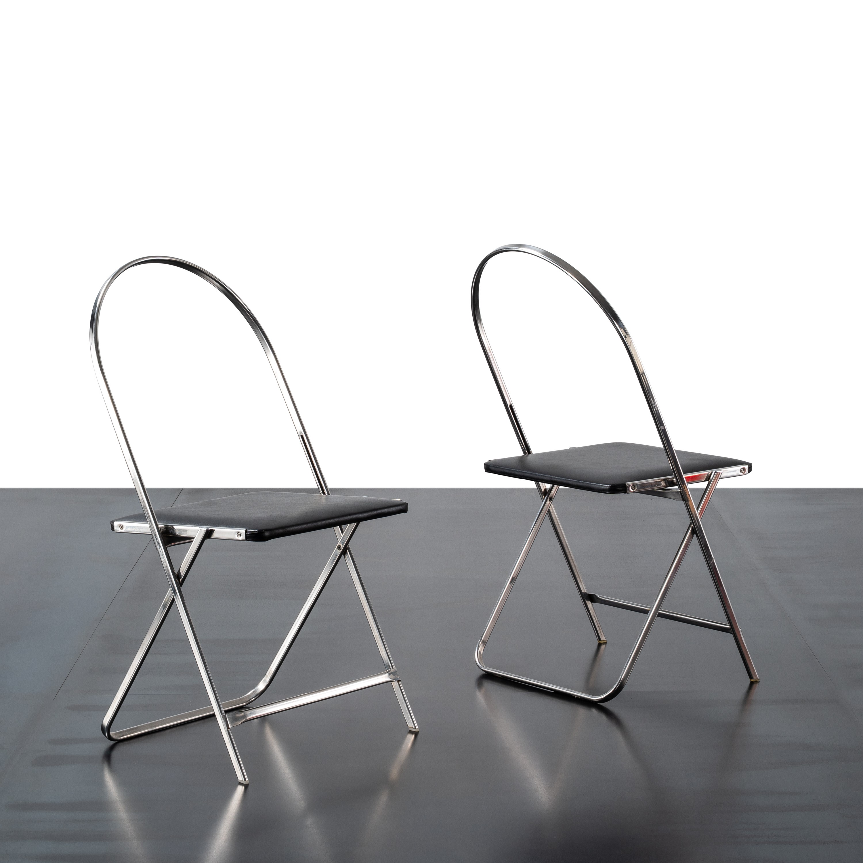 Gae Aulenti - Set di sei sedie pieghevoli “Aprilina”