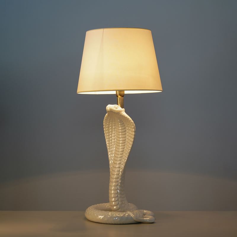 Tommaso Barbi - Lampada da tavolo in ceramica e metallo