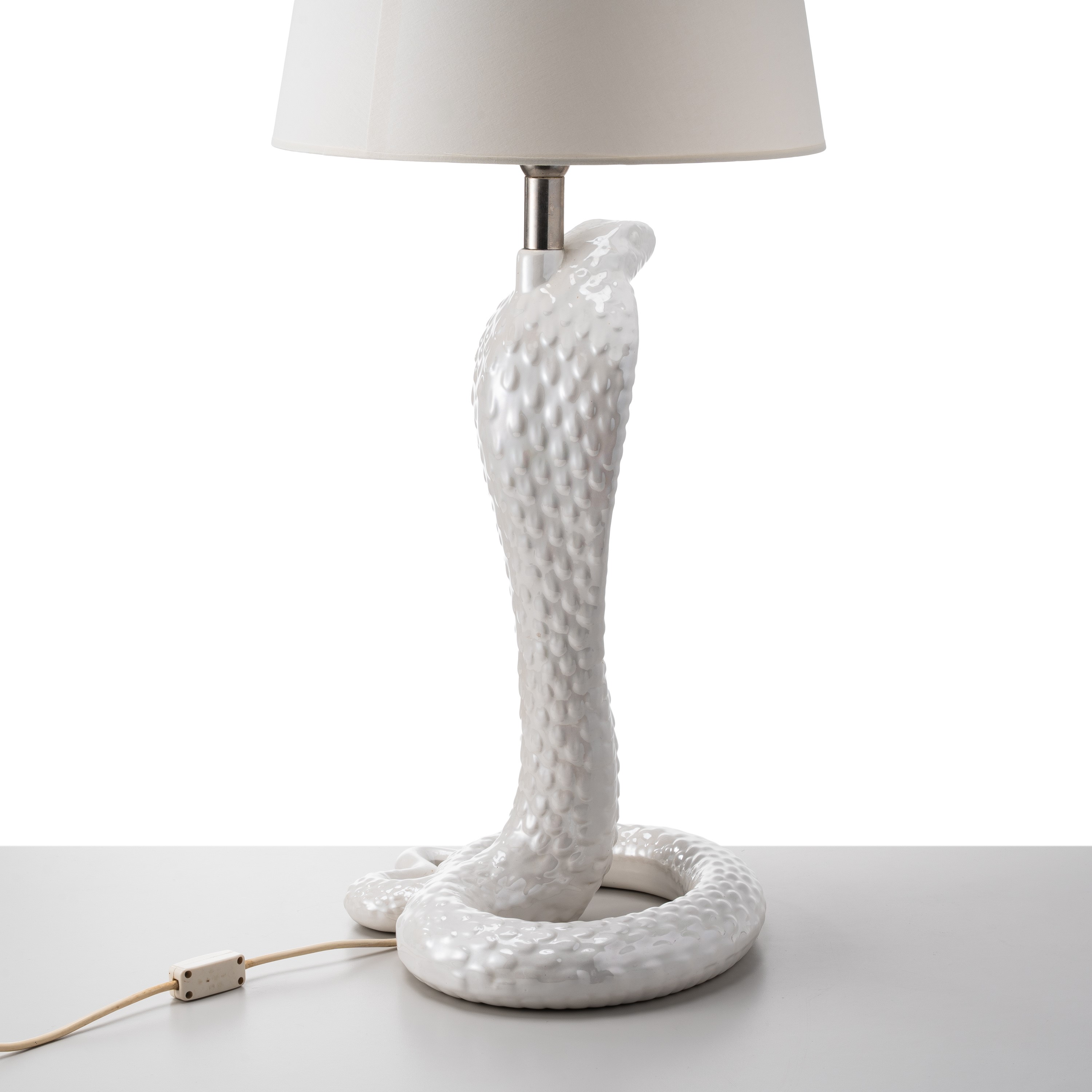 Tommaso Barbi - Lampada da tavolo in ceramica e metallo