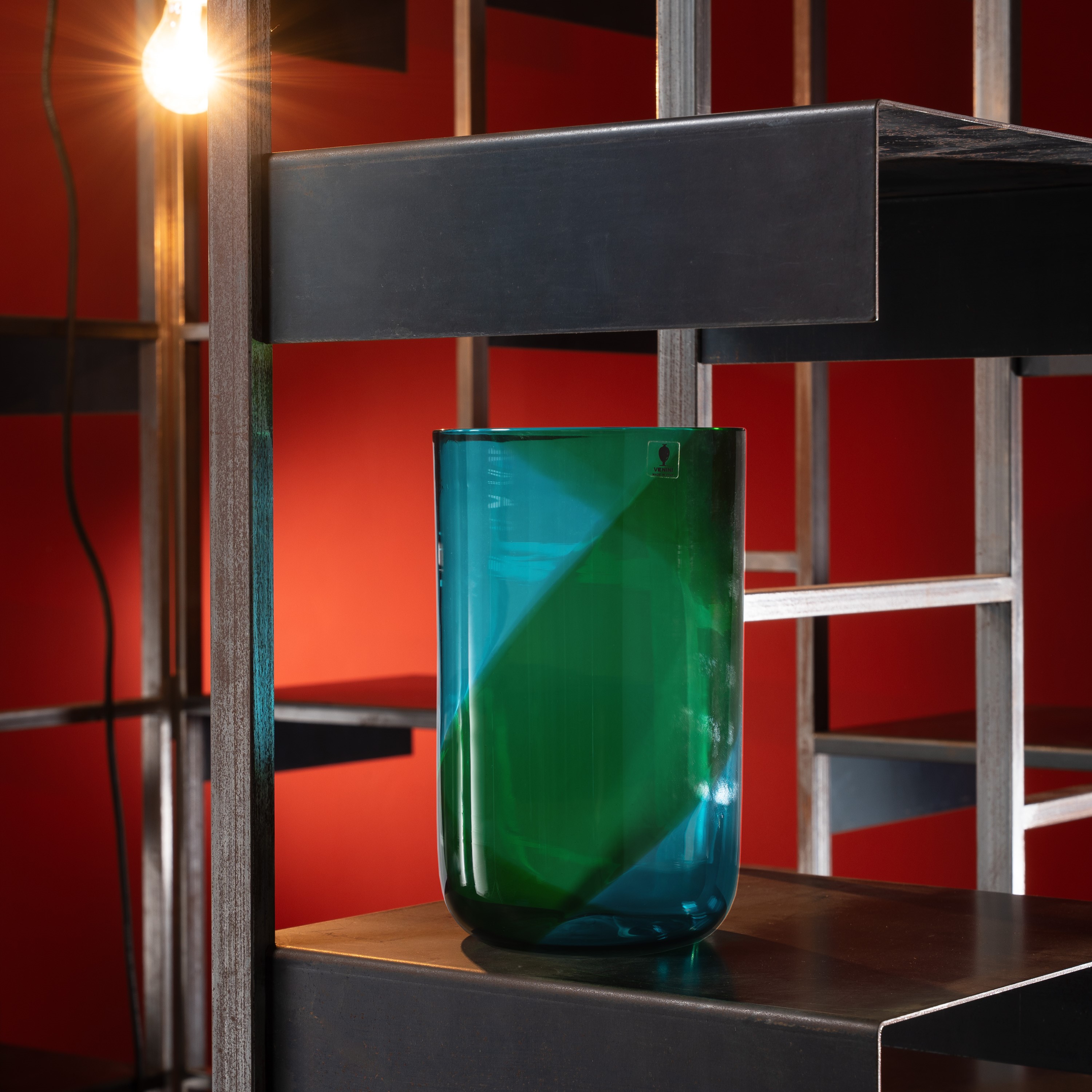 Tapio Wirkkala - Vaso della serie “Coreani” in vetro policromo
