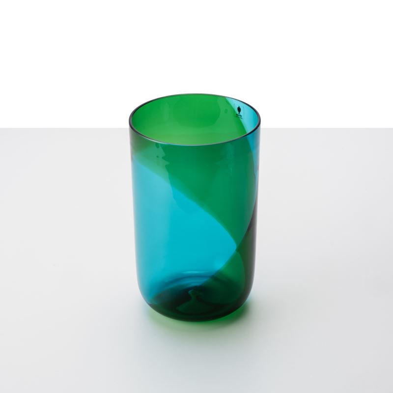 Tapio Wirkkala - Vaso della serie “Coreani” in vetro policromo (produzione Venini)