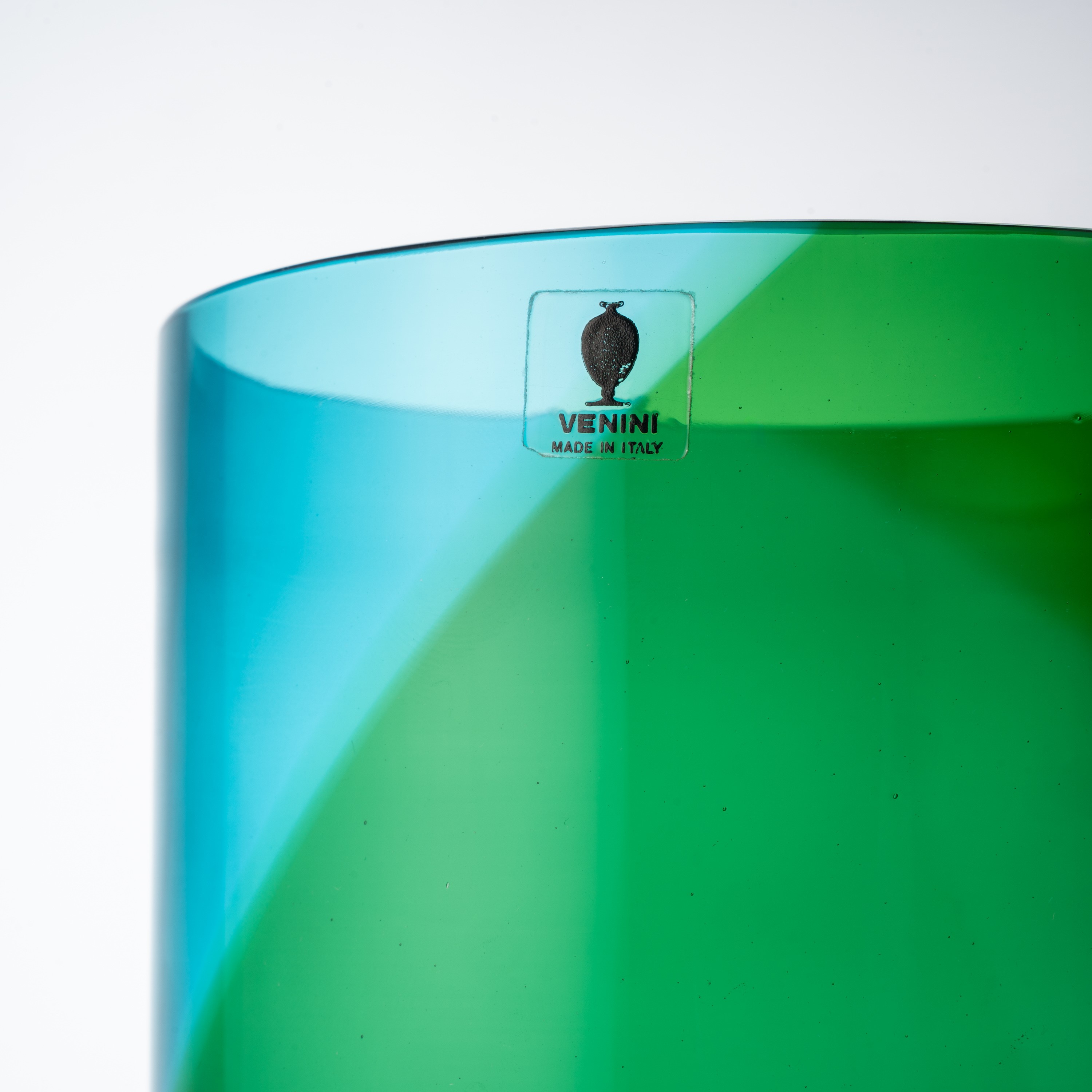 Tapio Wirkkala - Vaso della serie “Coreani” in vetro policromo (produzione Venini)