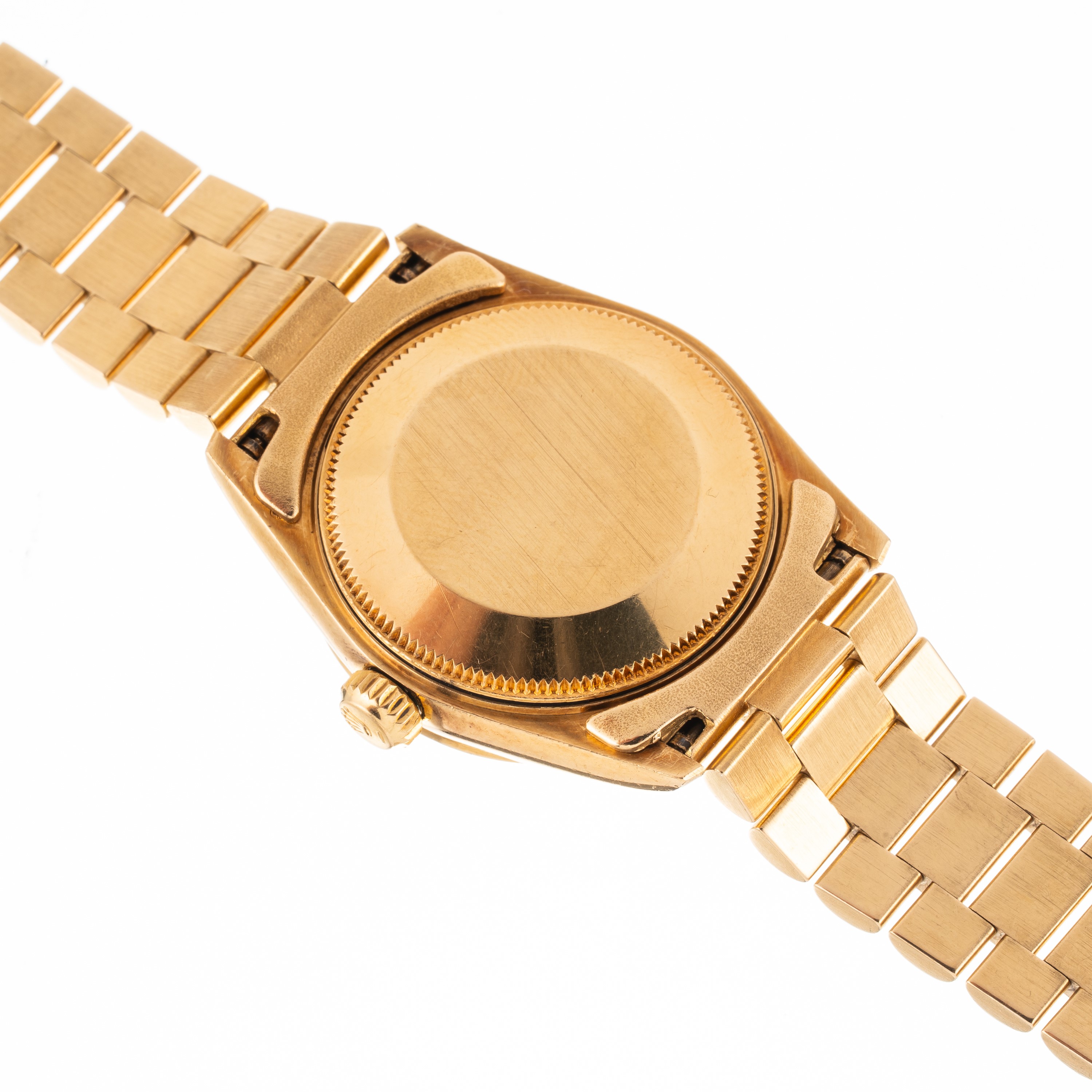 Rolex - Datejust ref. 68278, orologio automatico in oro giallo 18 kt con bracciale President e qu...