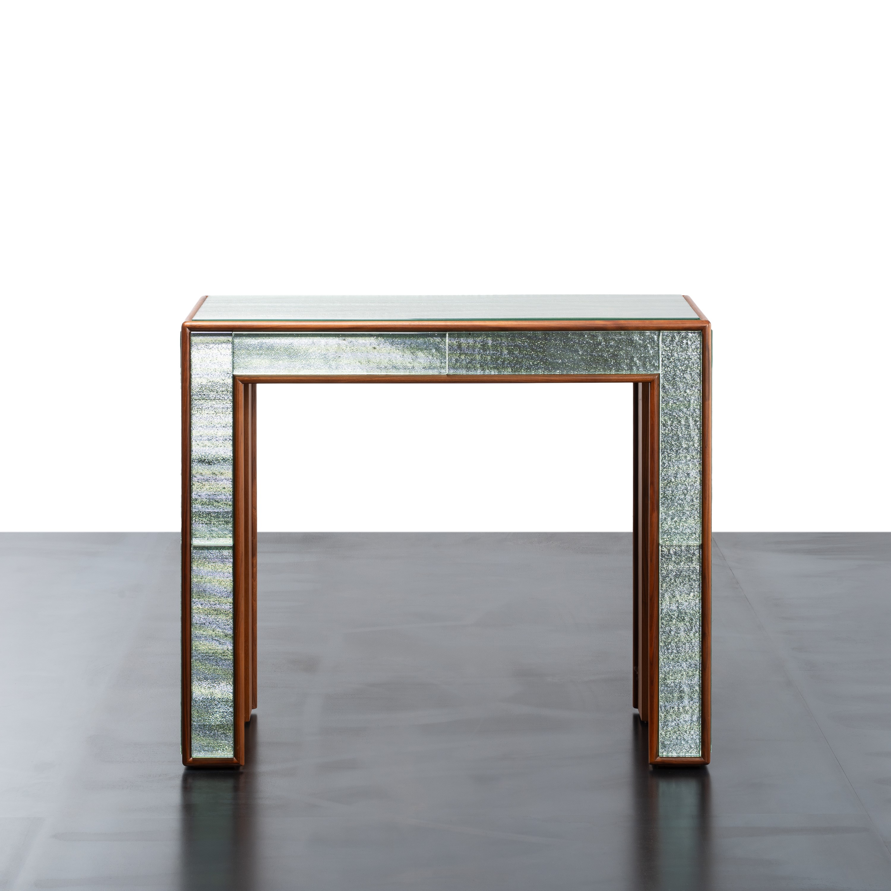 Roberto Giulio Rida - Console in legno e vetro