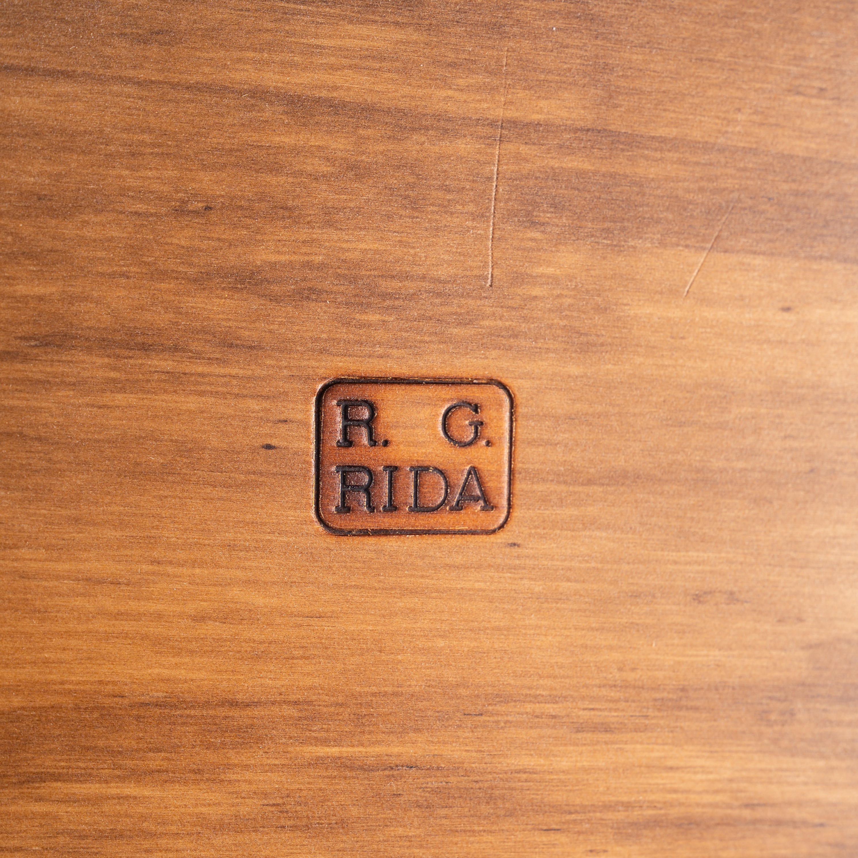 Roberto Giulio Rida - Console in legno e vetro