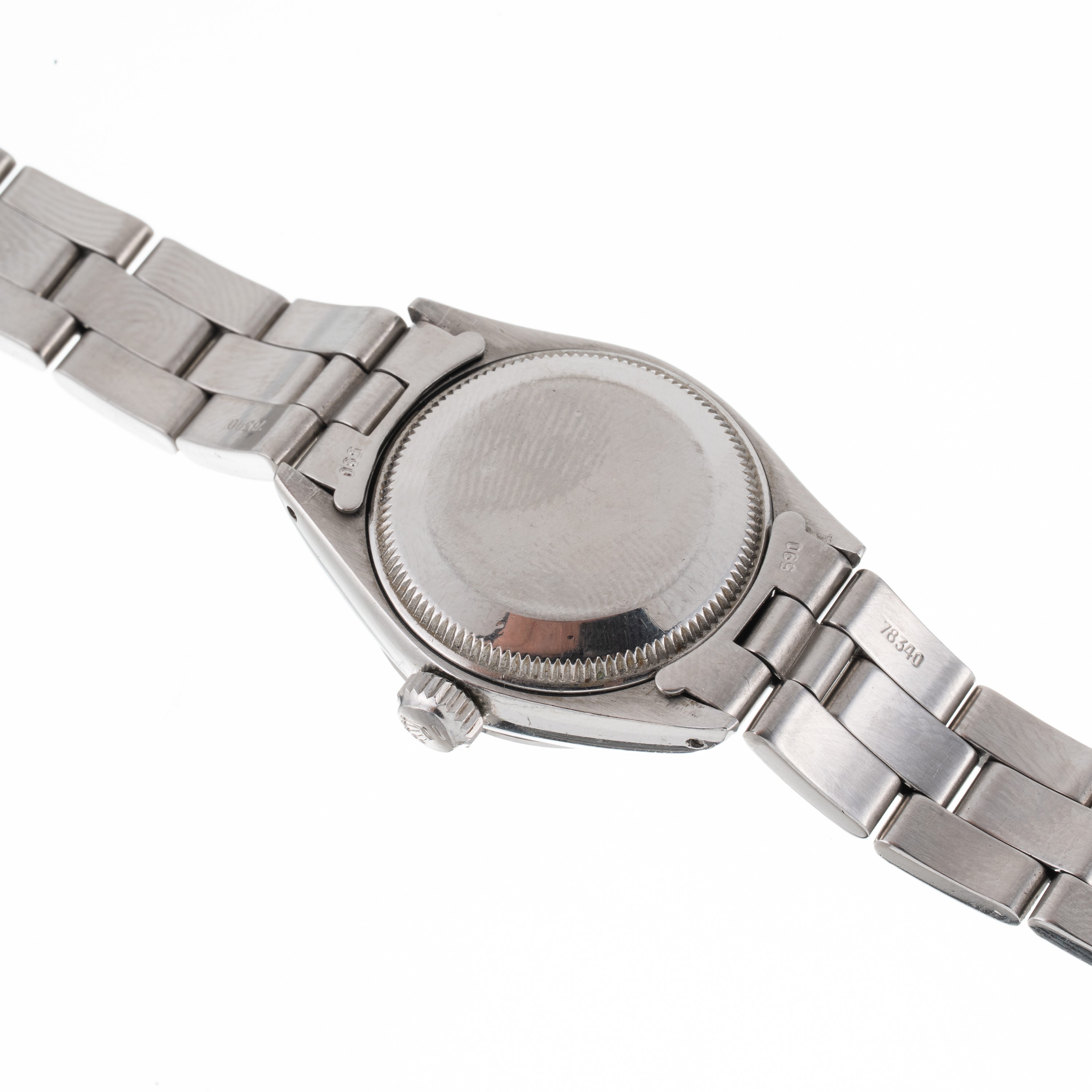 Rolex - Oyster Perpetual Date 6916, orologio da polso automatico in acciaio con quadrante grigio ...