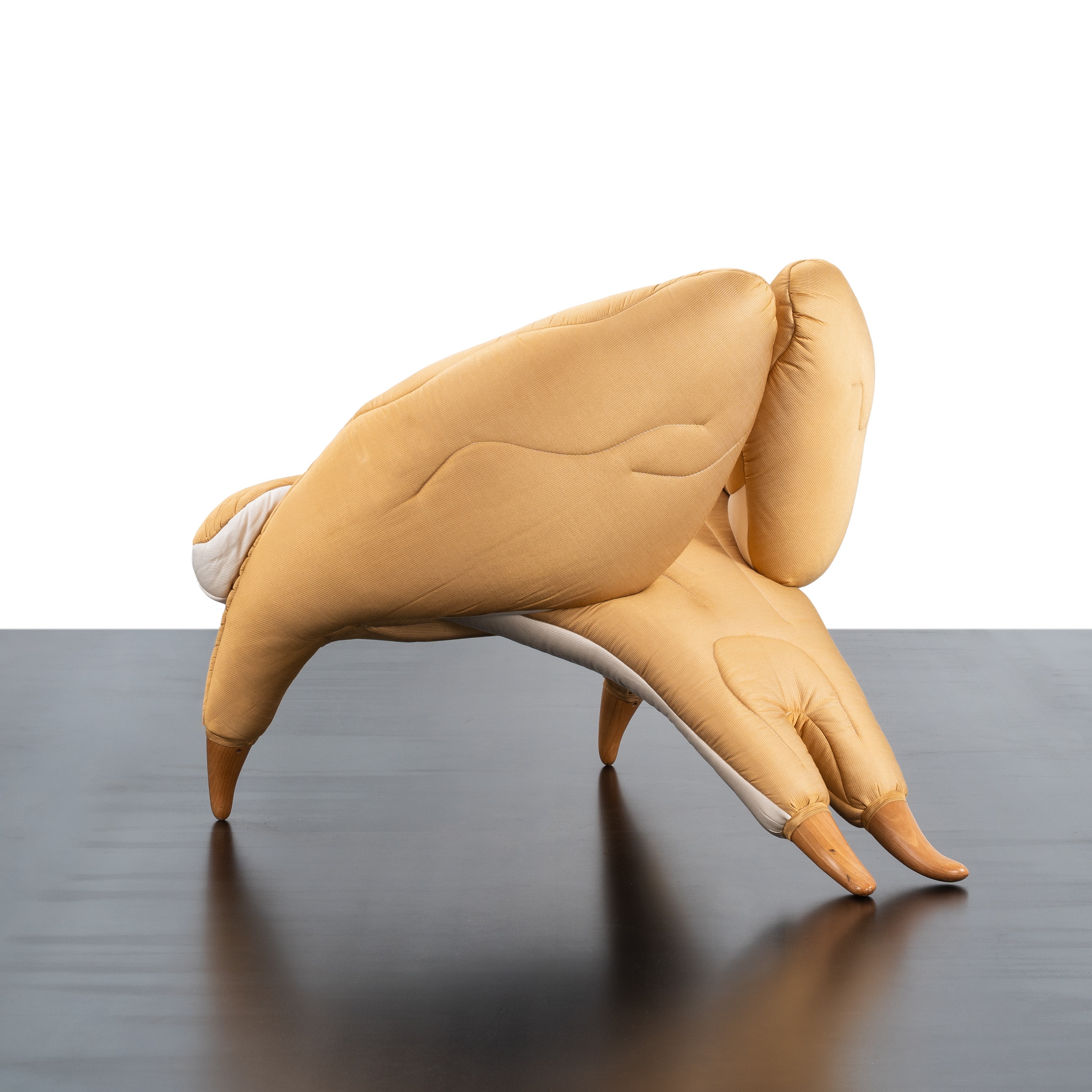 Nigel Coates - Poltrona “Galla” in legno e tessuto