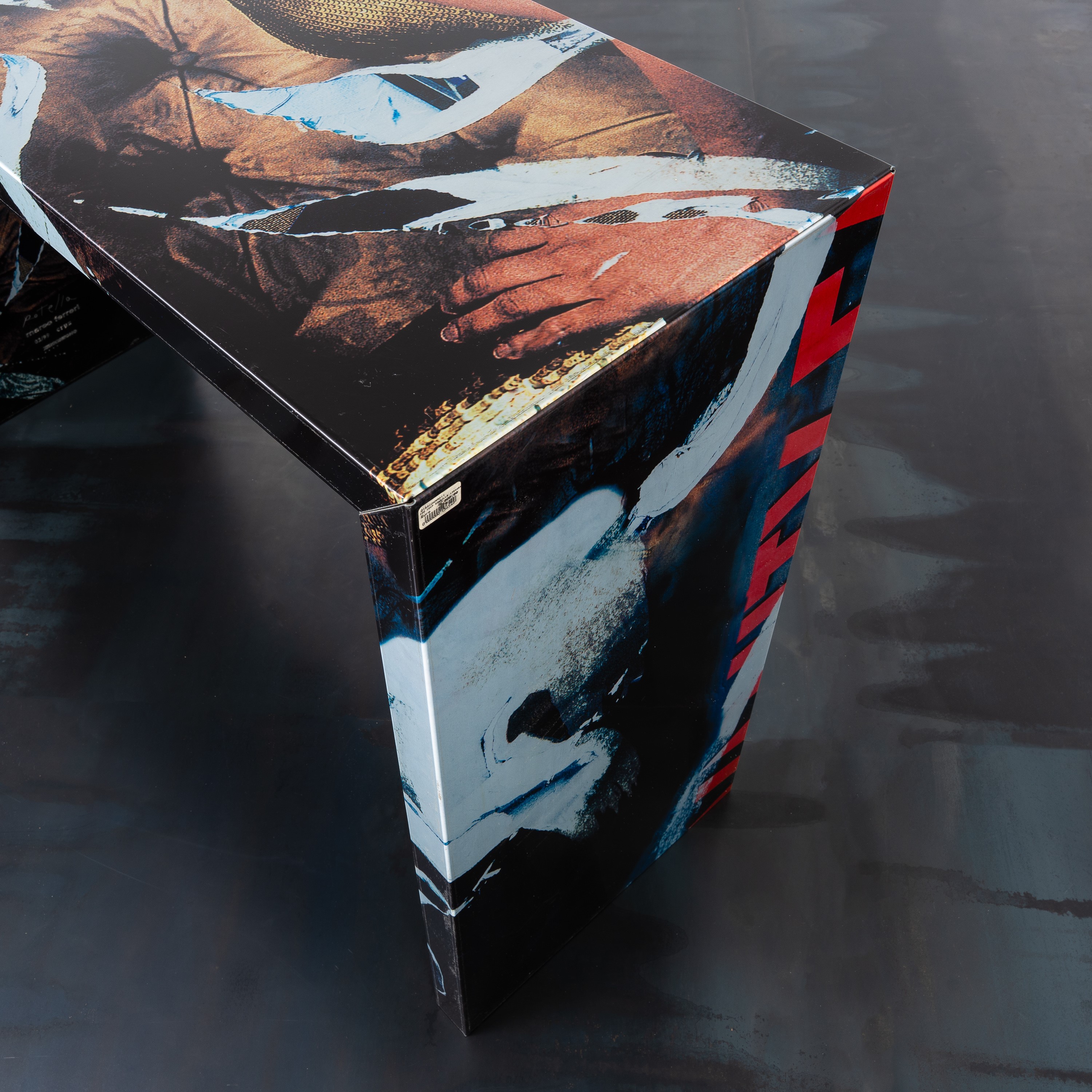 Mimmo Rotella e Marco Ferreri - Rotella e Ferreri, Console serie “Decollage”