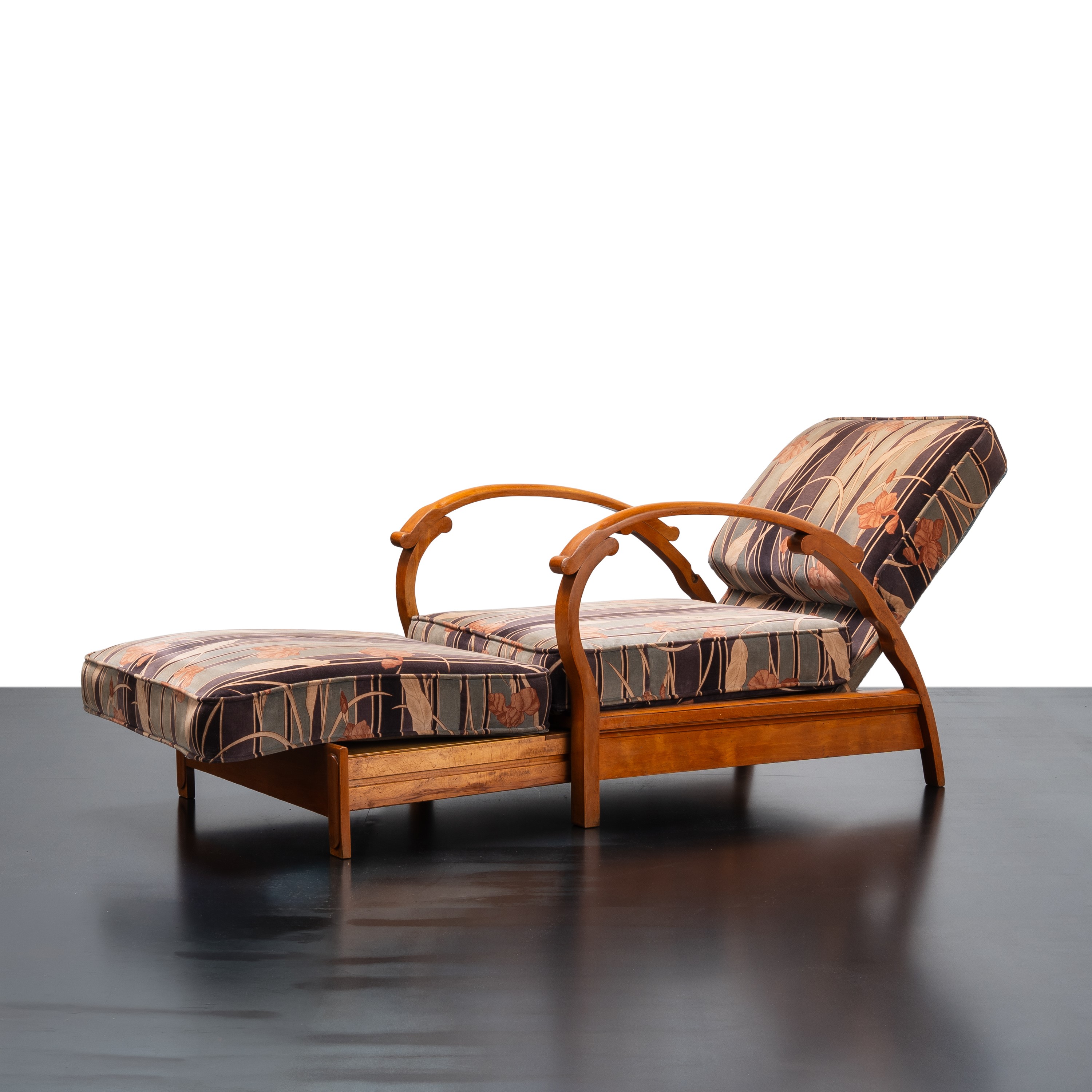 Anonimo - Chaise longue reclinabile in tre posizioni