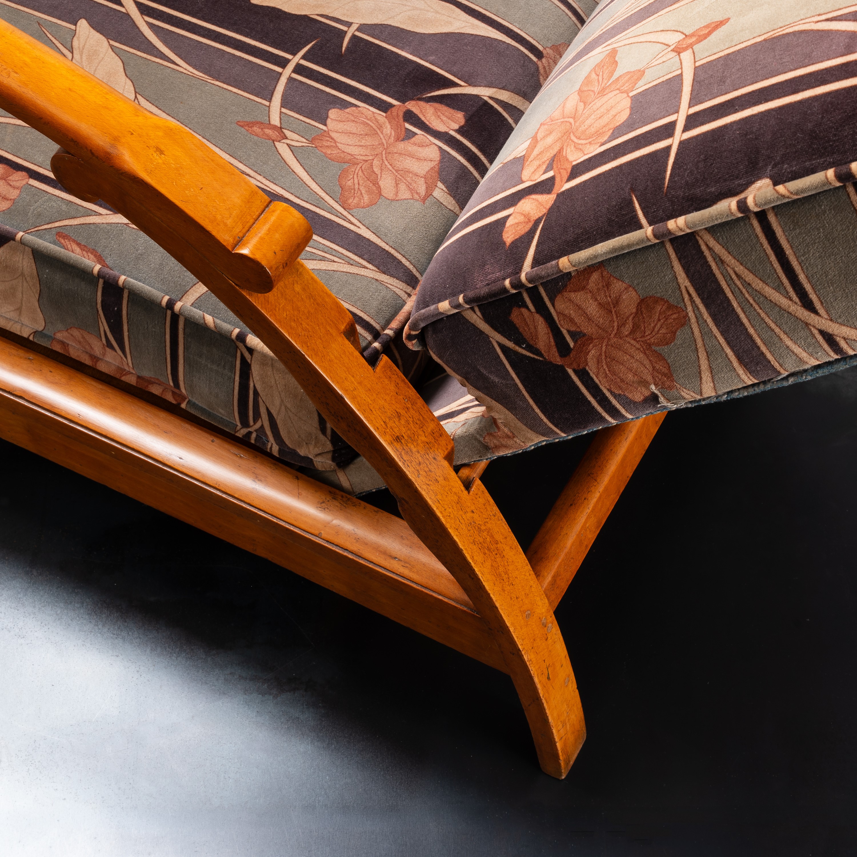 Anonimo - Chaise longue reclinabile in tre posizioni