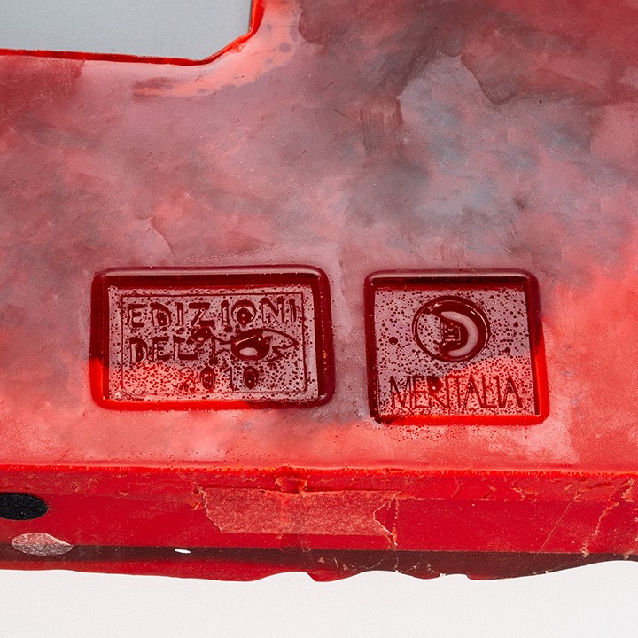 Gaetano Pesce - Portafoto “Picture Frame” in resina policroma e plexiglass