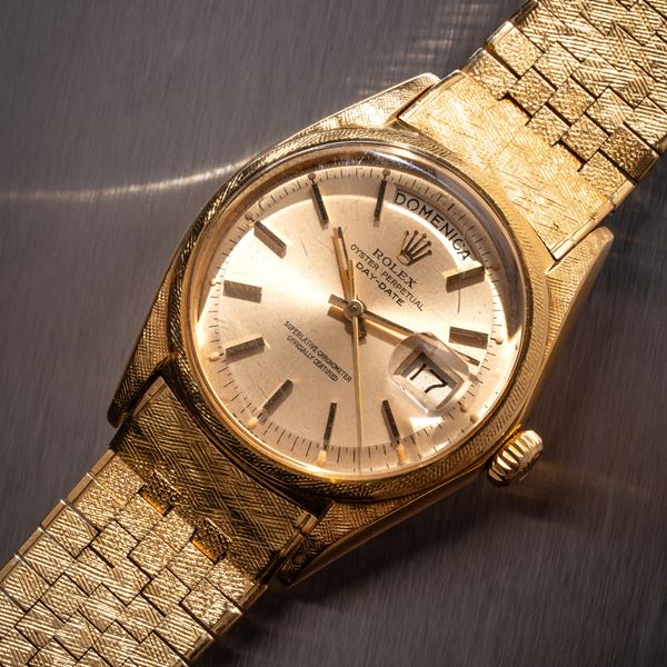 ROLEX - DAY DATE 'FLORENTINE' OROLOGIO A CARICA AUTOMATICA IN ORO GIALLO 18KT CON BRACCIALE IN ORO GIALLO  [..]