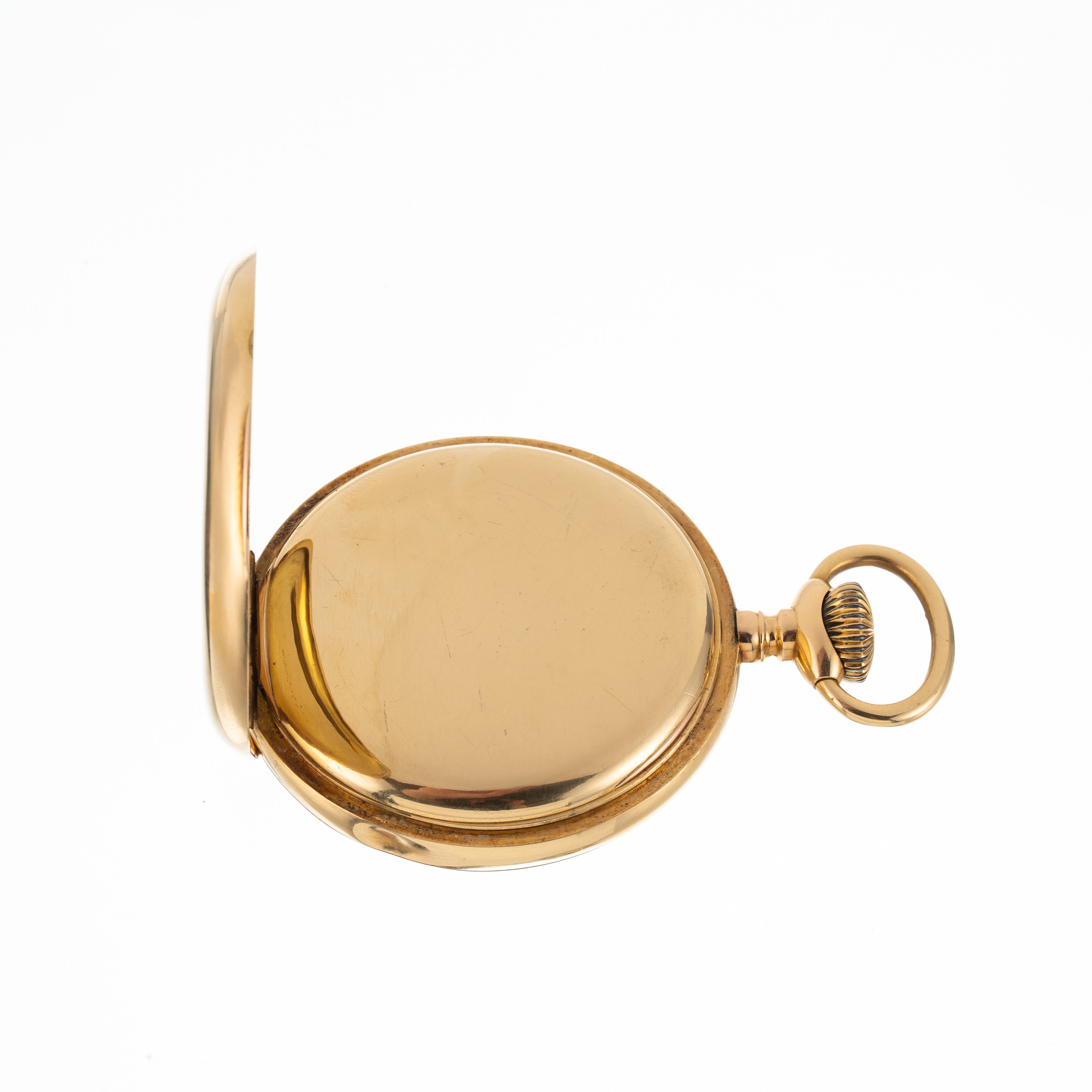 Omega - Orologio da tasca in oro giallo 18 kt con quadrante in porcellana per il mercato francese