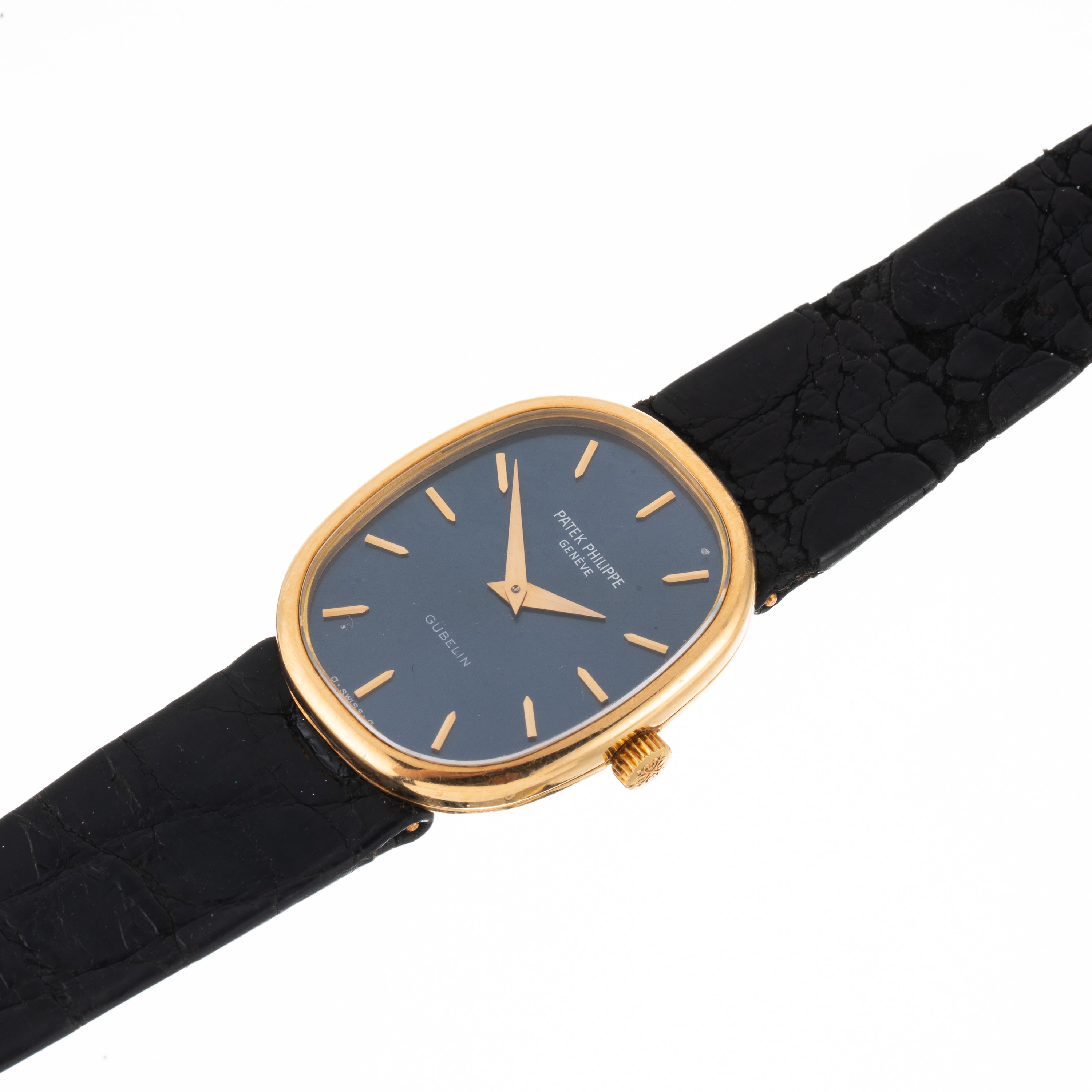 Patek Philippe - Ellipse Lady 4226, orologio da polso in oro giallo 18 kt con quadrante blu Sigma