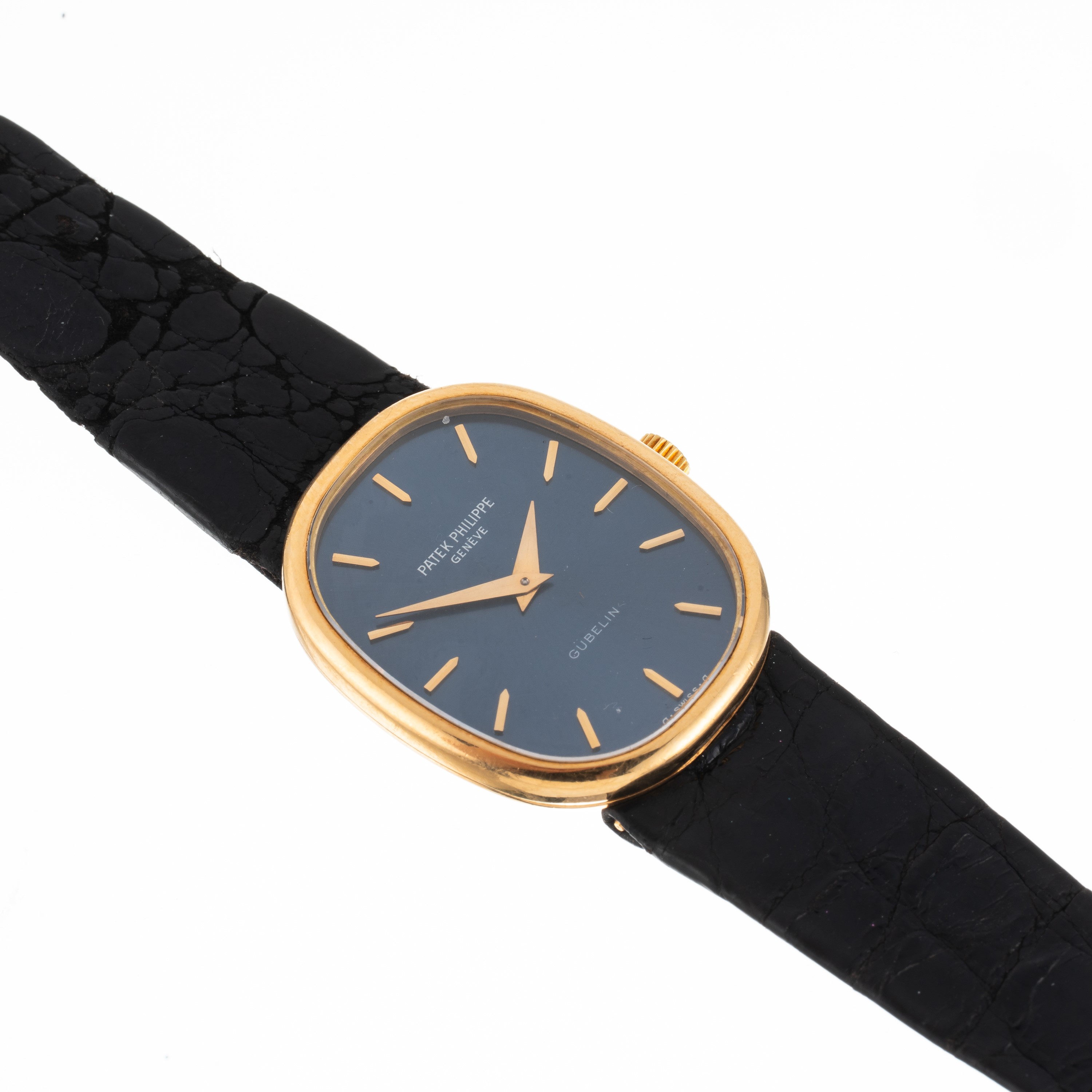 Patek Philippe - Ellipse Lady 4226, orologio da polso in oro giallo 18 kt con quadrante blu Sigma