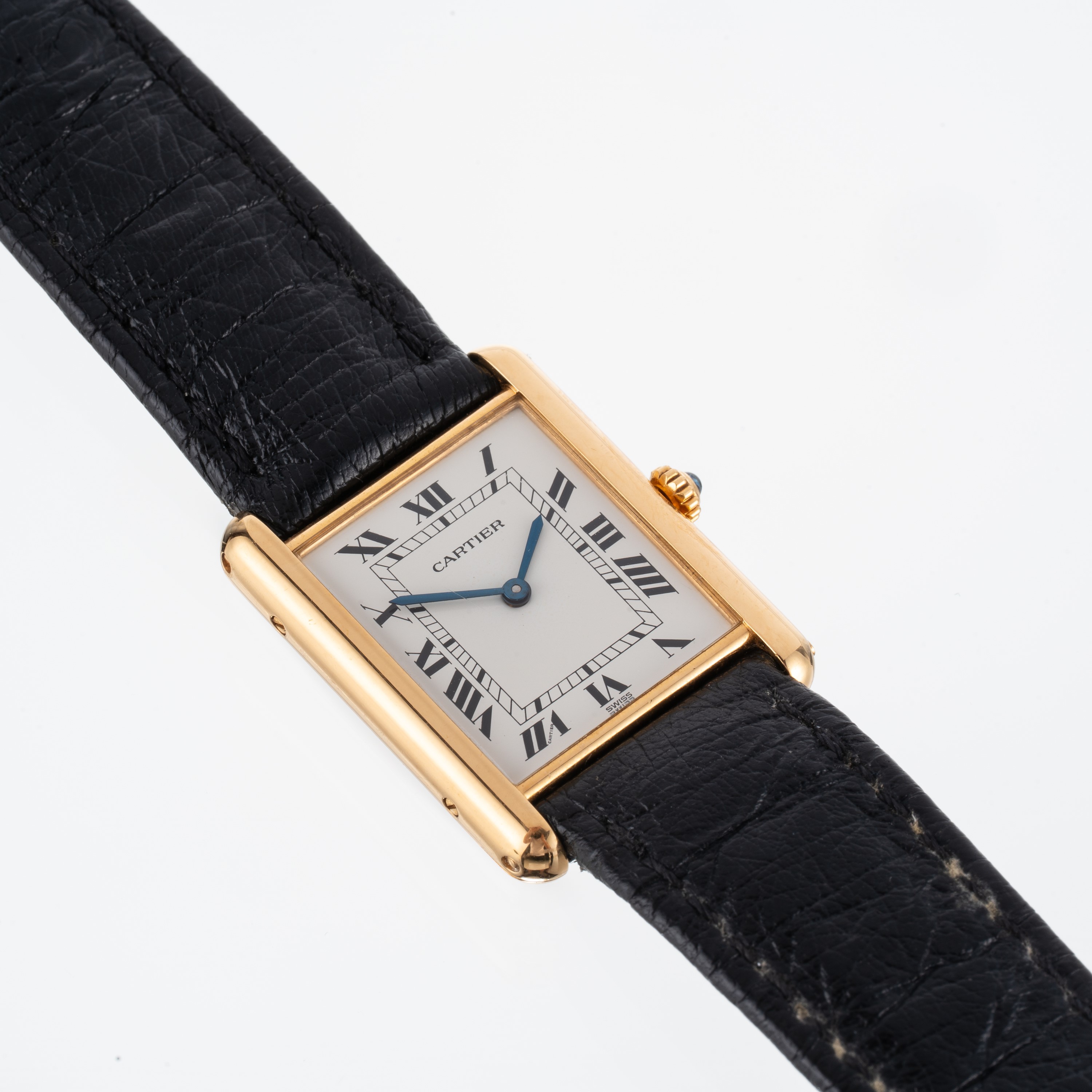 Cartier - Tank Quartz 88105, orologio solo tempo al quarzo in oro giallo 18 kt