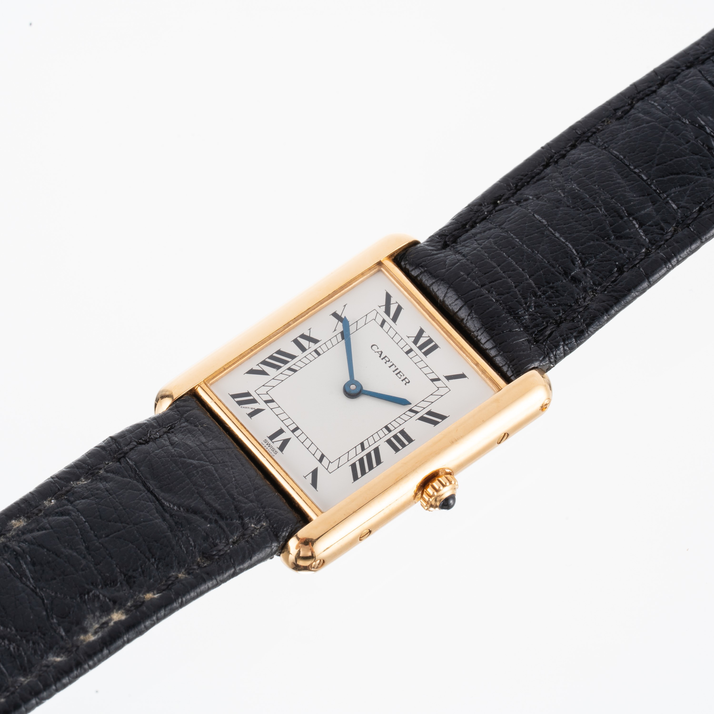 Cartier - Tank Quartz 88105, orologio solo tempo al quarzo in oro giallo 18 kt