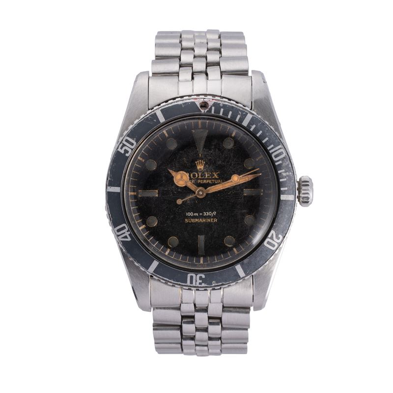 Rolex - Submariner (Ref. 5508) Orologio solo tempo automatico in acciaio con quadrante gilt