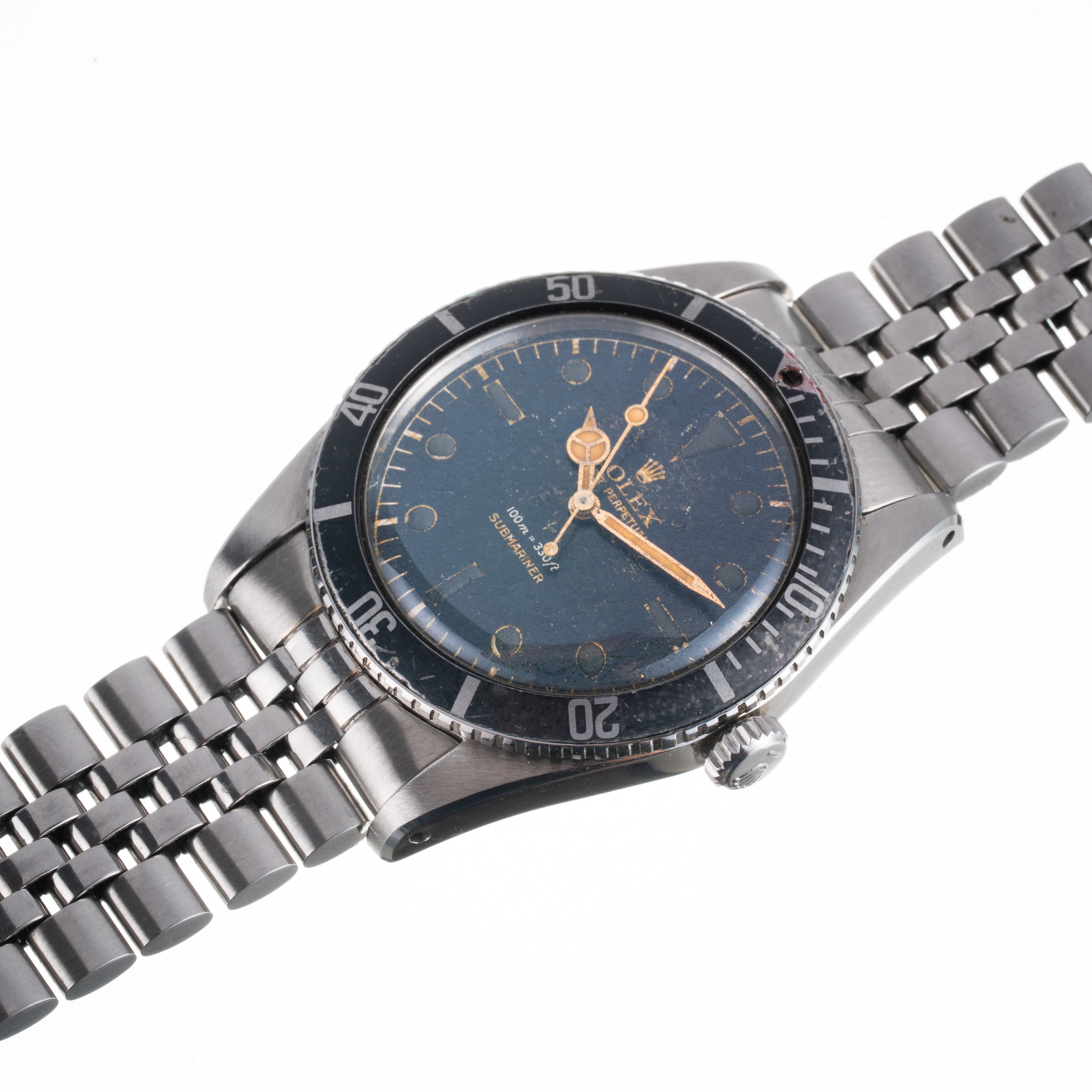 Rolex - Submariner (Ref. 5508) Orologio solo tempo automatico in acciaio con quadrante gilt