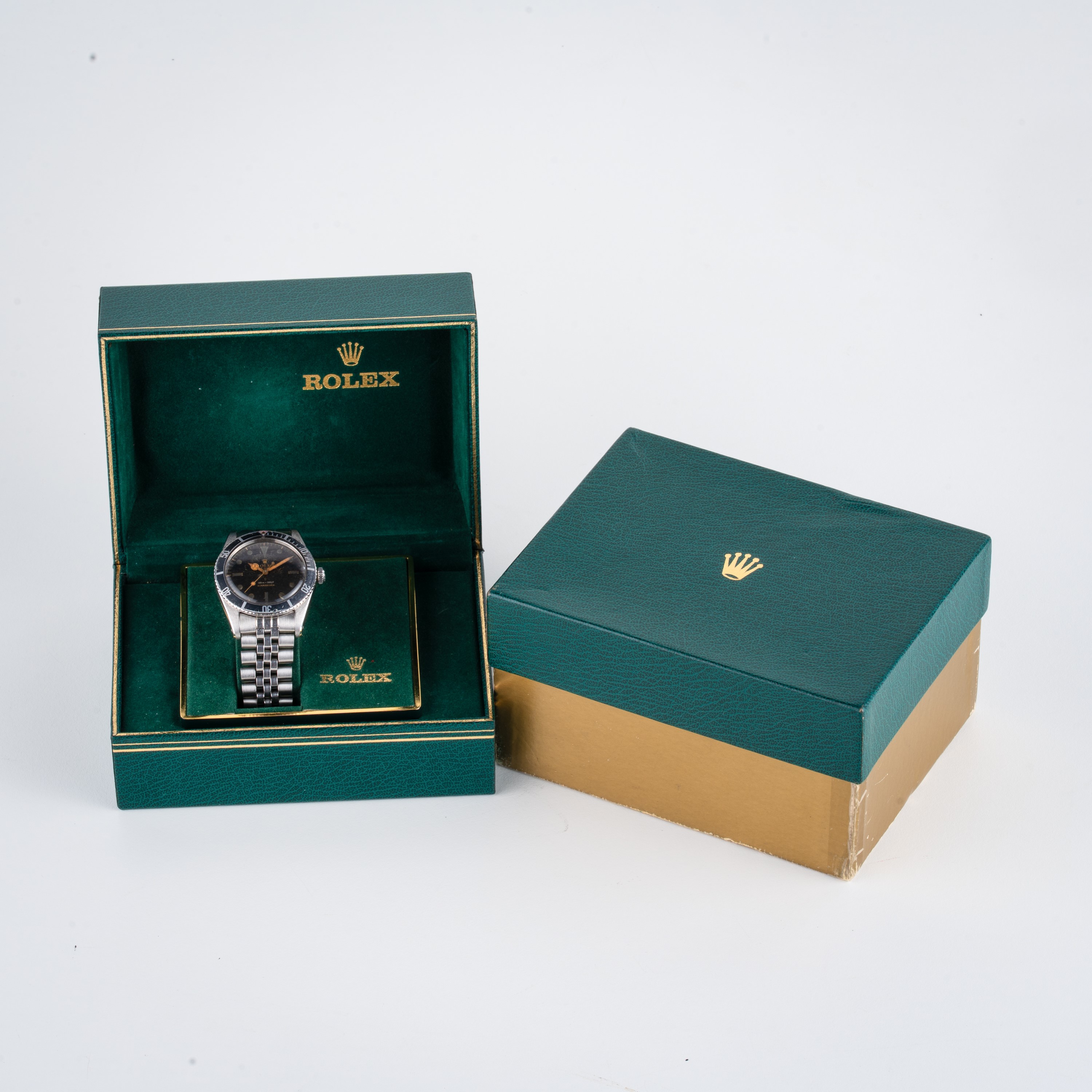 Rolex - Submariner (Ref. 5508) Orologio solo tempo automatico in acciaio con quadrante gilt