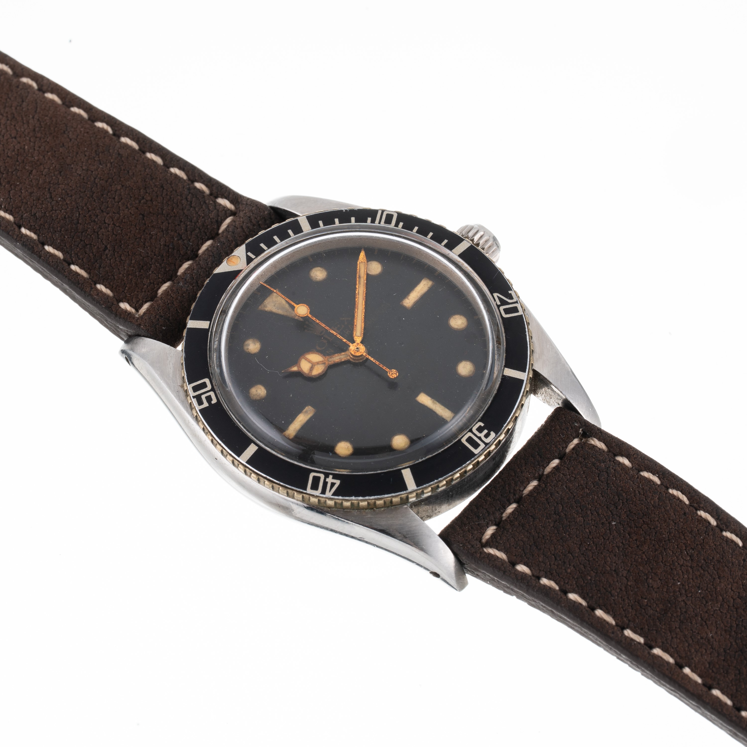 Rolex - Turn - o - Graph Orologio Solo Tempo a Carica Automatica in Acciaio con Quadrante Gilt Ne...