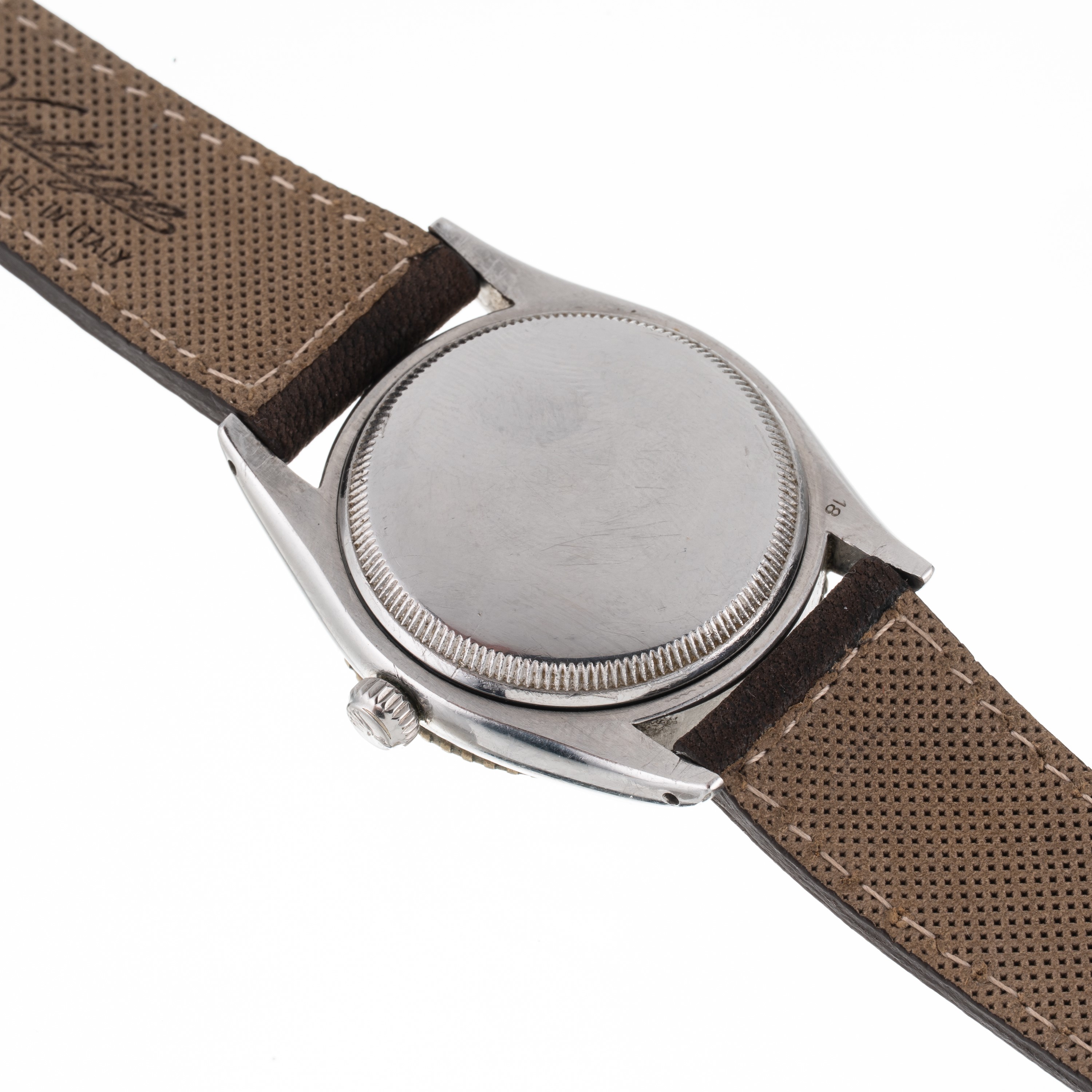 Rolex - Turn - o - Graph Orologio Solo Tempo a Carica Automatica in Acciaio con Quadrante Gilt Ne...