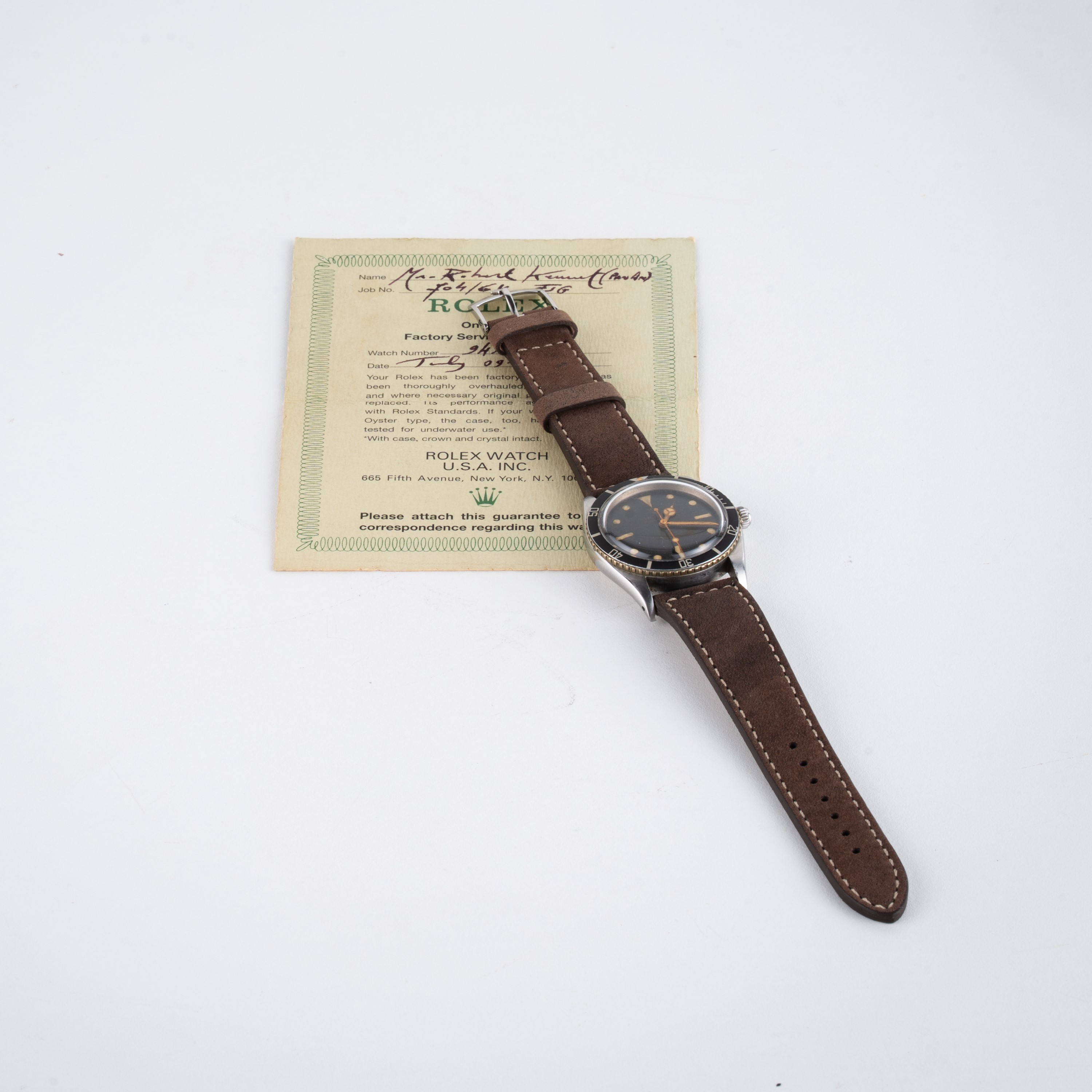 Rolex - Turn - o - Graph Orologio Solo Tempo a Carica Automatica in Acciaio con Quadrante Gilt Ne...
