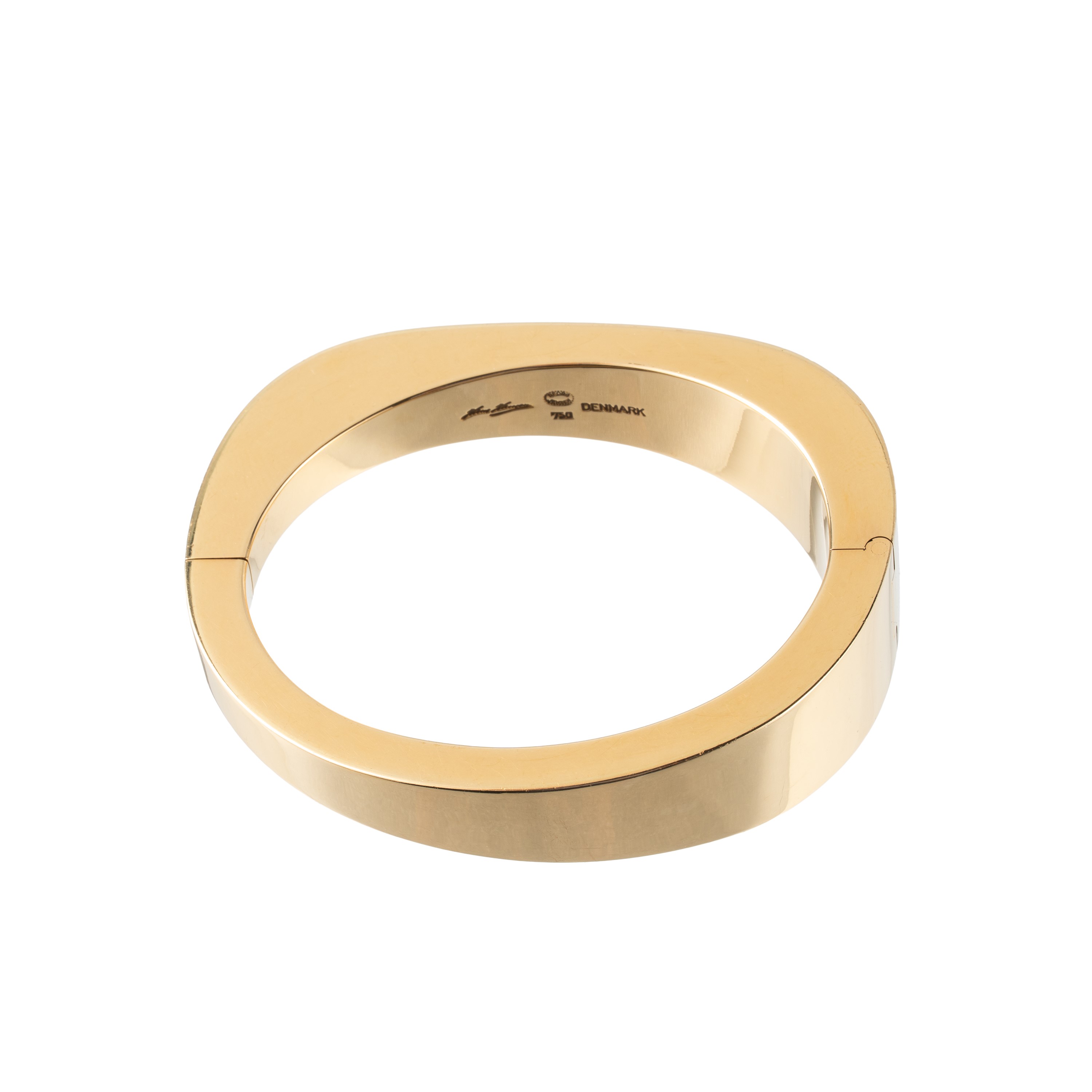 Bracciale in oro giallo 18 kt con marchio “George Jensen Denmark”