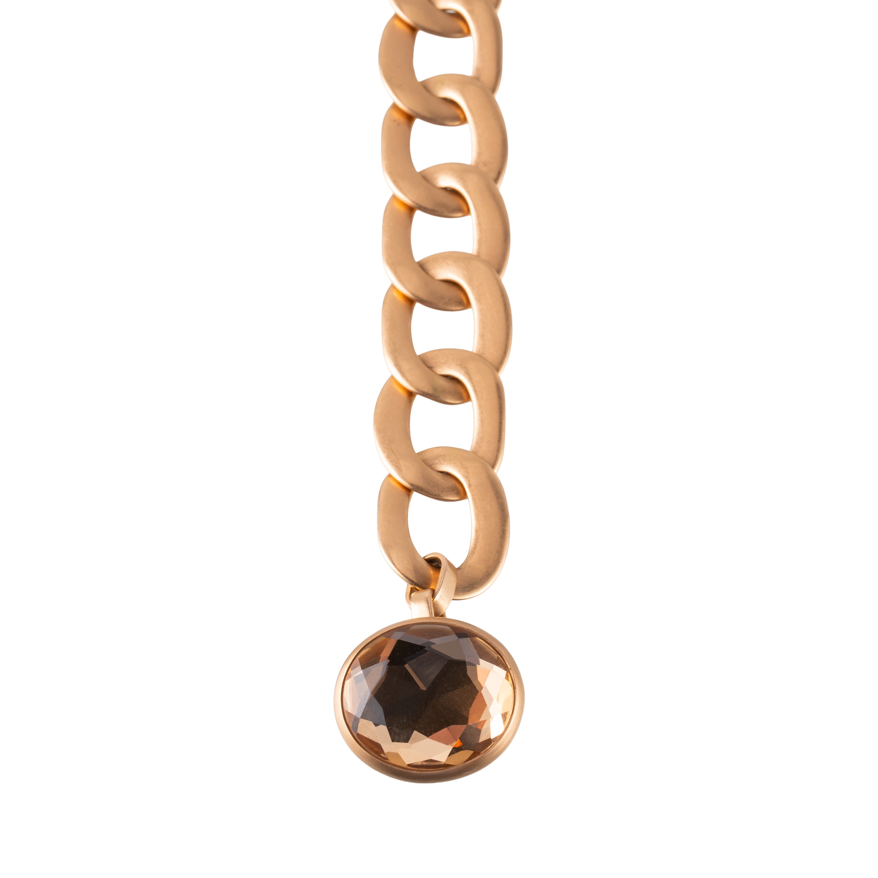 Pomellato - Bracciale in oro rosa 18 kt modello “Narciso” con Cristallo di Rocca