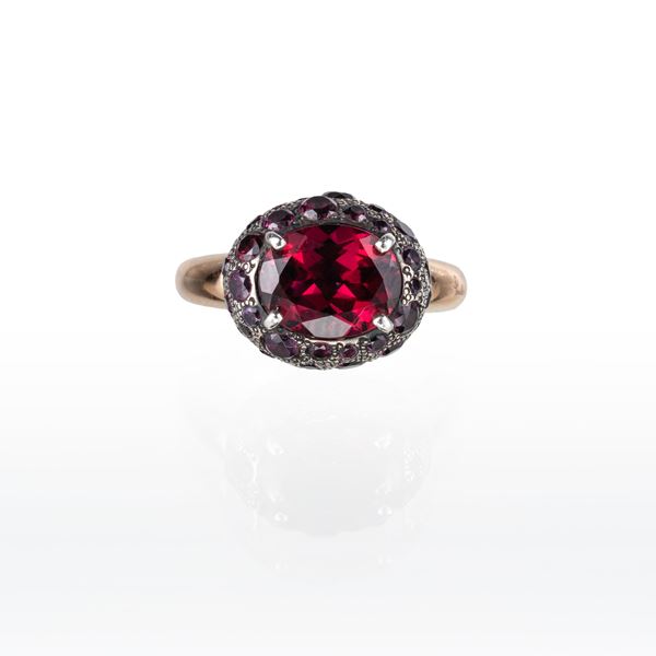 POMELLATO - POMELLATO - ANELLO IN ORO ROSA 18 KT MODELLO TABÙ