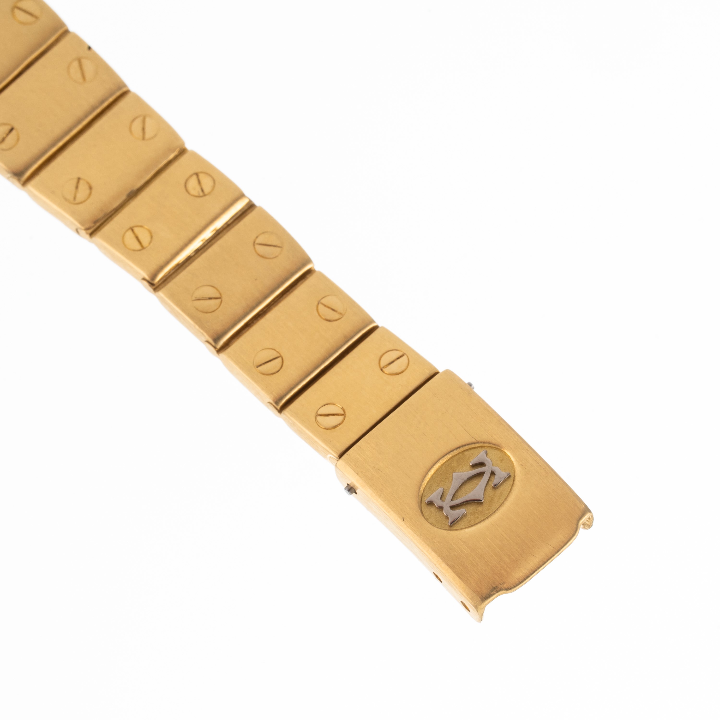 Cartier - Santos Or Massif Lady 0901, orologio da polso in oro giallo 18 kt con bracciale
