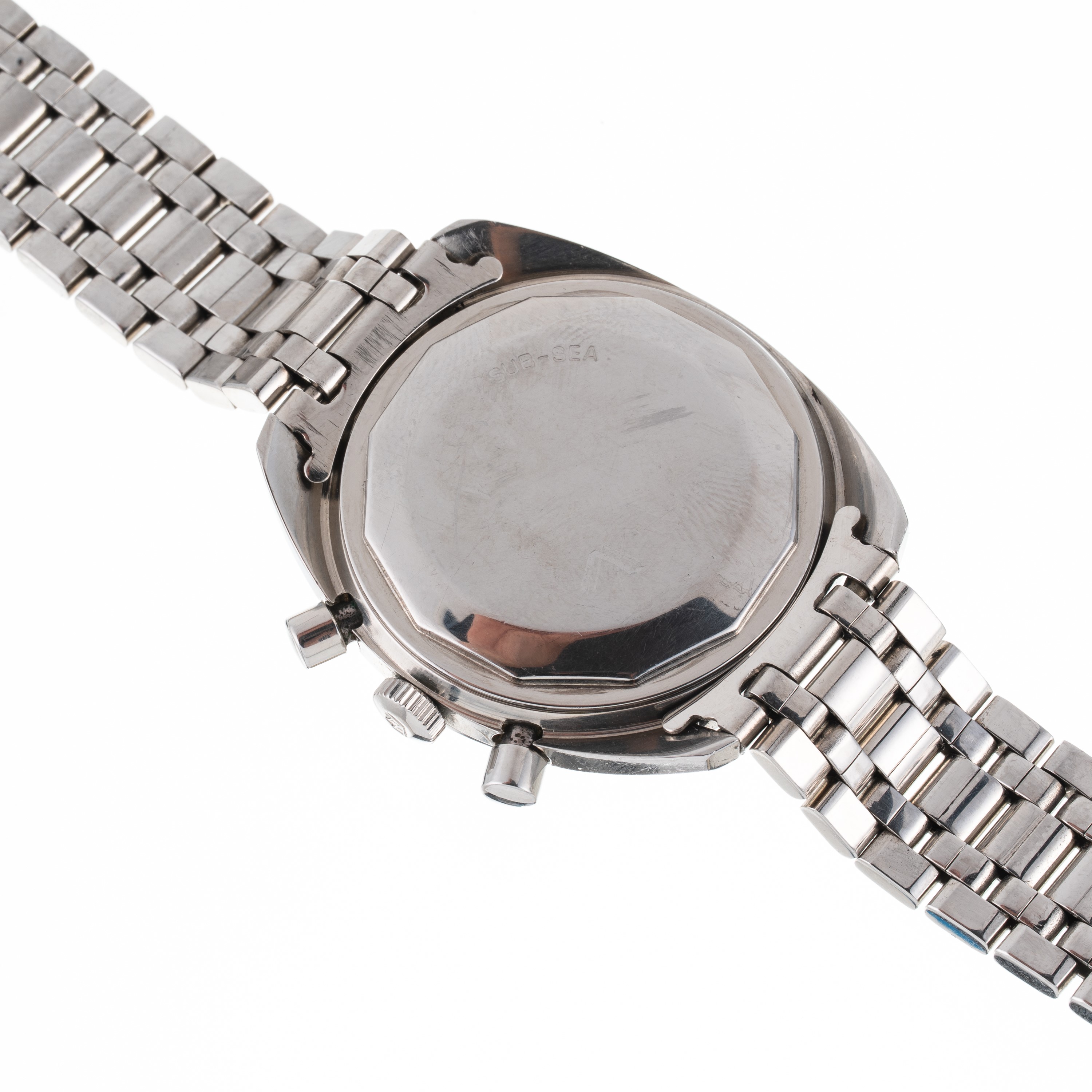 Movado - Dathron HS360, cronografo automatico in acciaio con quadrante nero bitonale