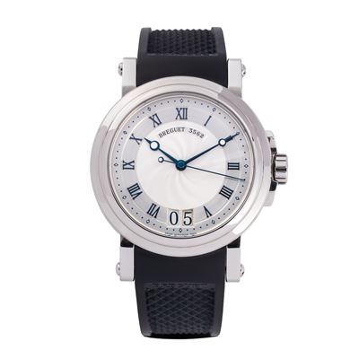 Horloger de la Marine 5817 — orologio a carica automatica in acciaio con quadrante bitonale guill...