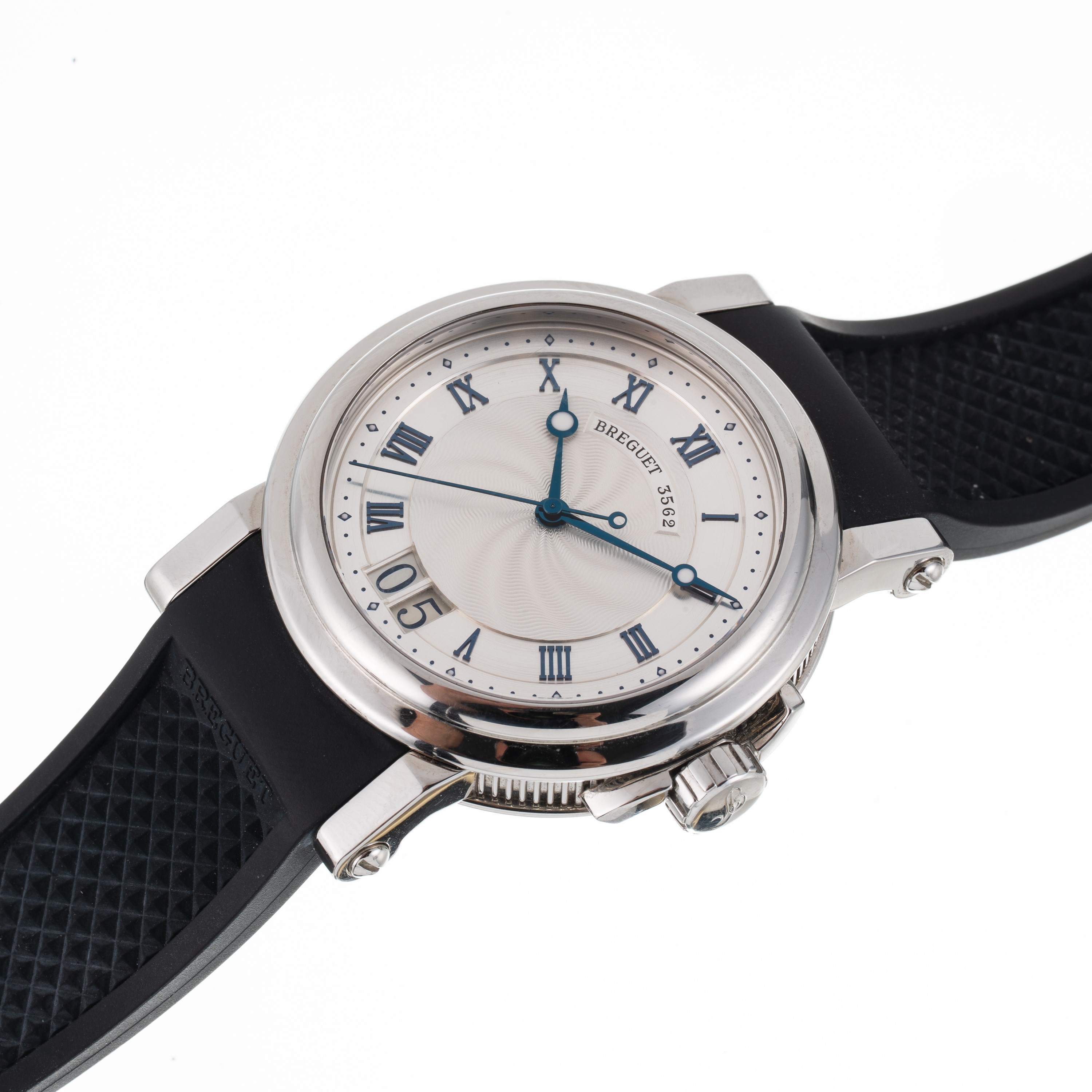 Breguet - Horloger de la Marine 5817 — orologio a carica automatica in acciaio con quadrante bito...